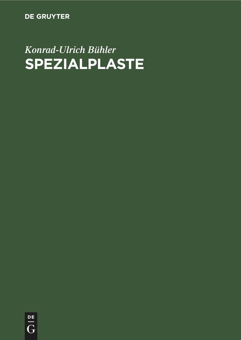 Spezialplaste