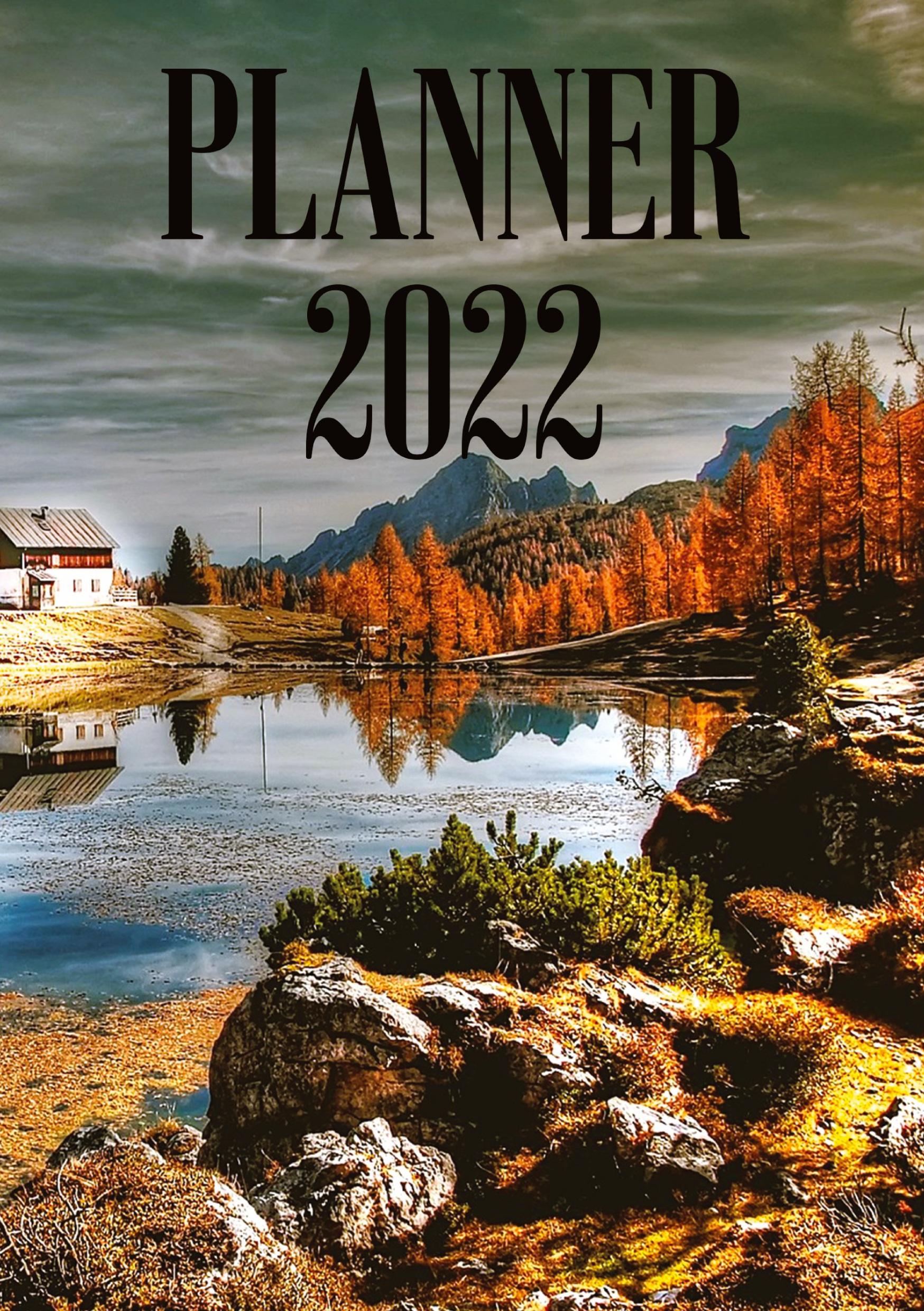 Terminplaner Jahreskalender 2022, Terminkalender DIN A5, Taschenbuch und Hardcover