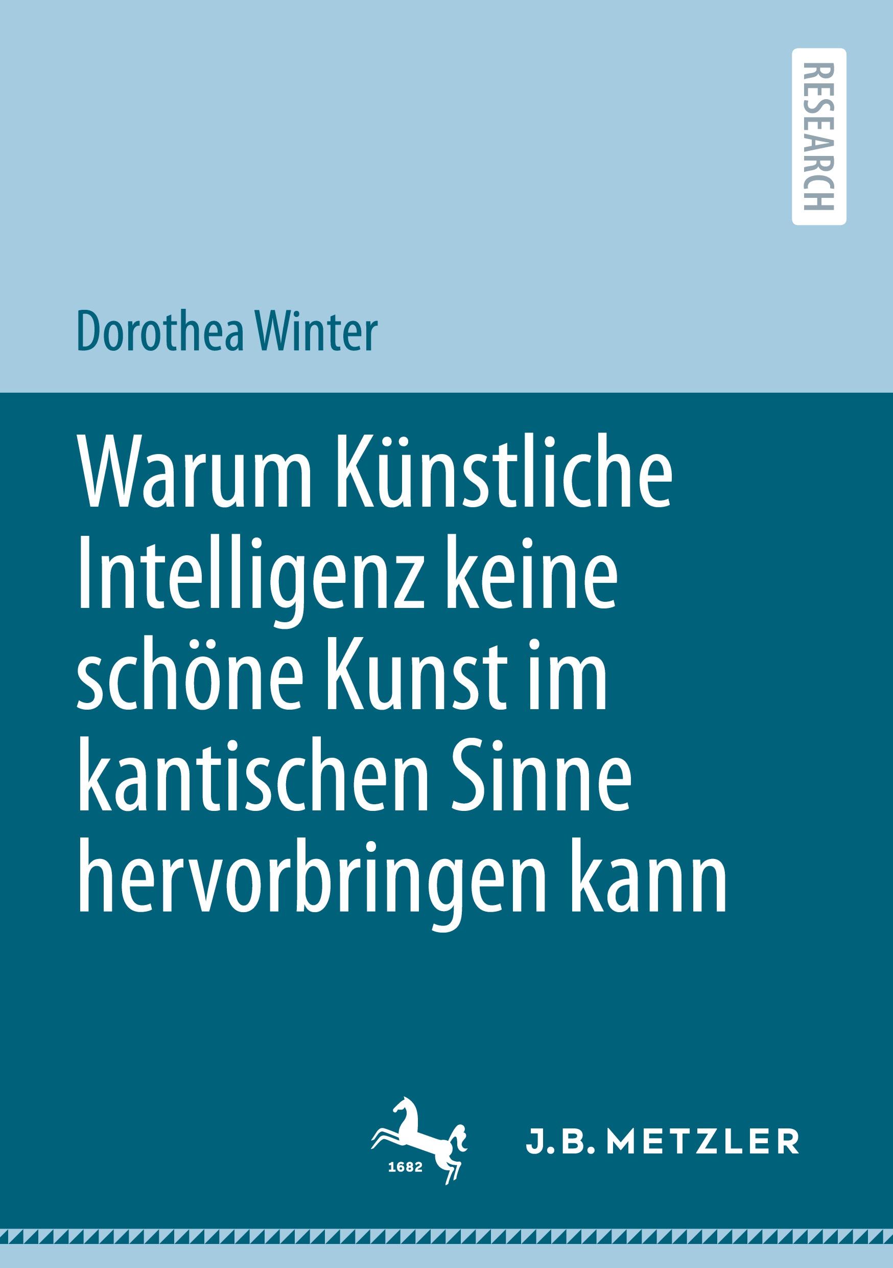 Warum Künstliche Intelligenz keine schöne Kunst im kantischen Sinne hervorbringen kann