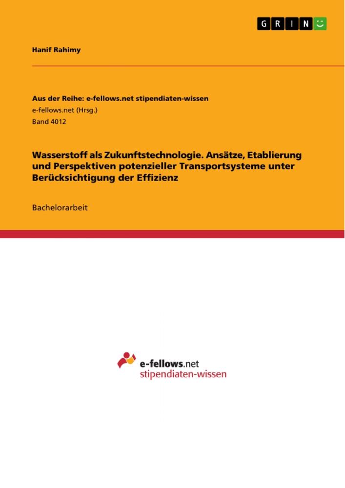 Wasserstoff als Zukunftstechnologie. Ansätze, Etablierung und Perspektiven potenzieller Transportsysteme unter Berücksichtigung der Effizienz