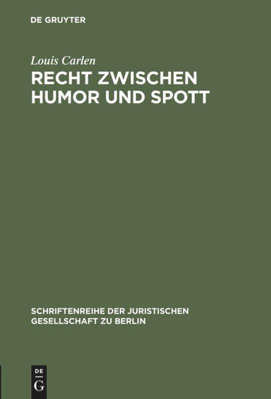 Recht zwischen Humor und Spott