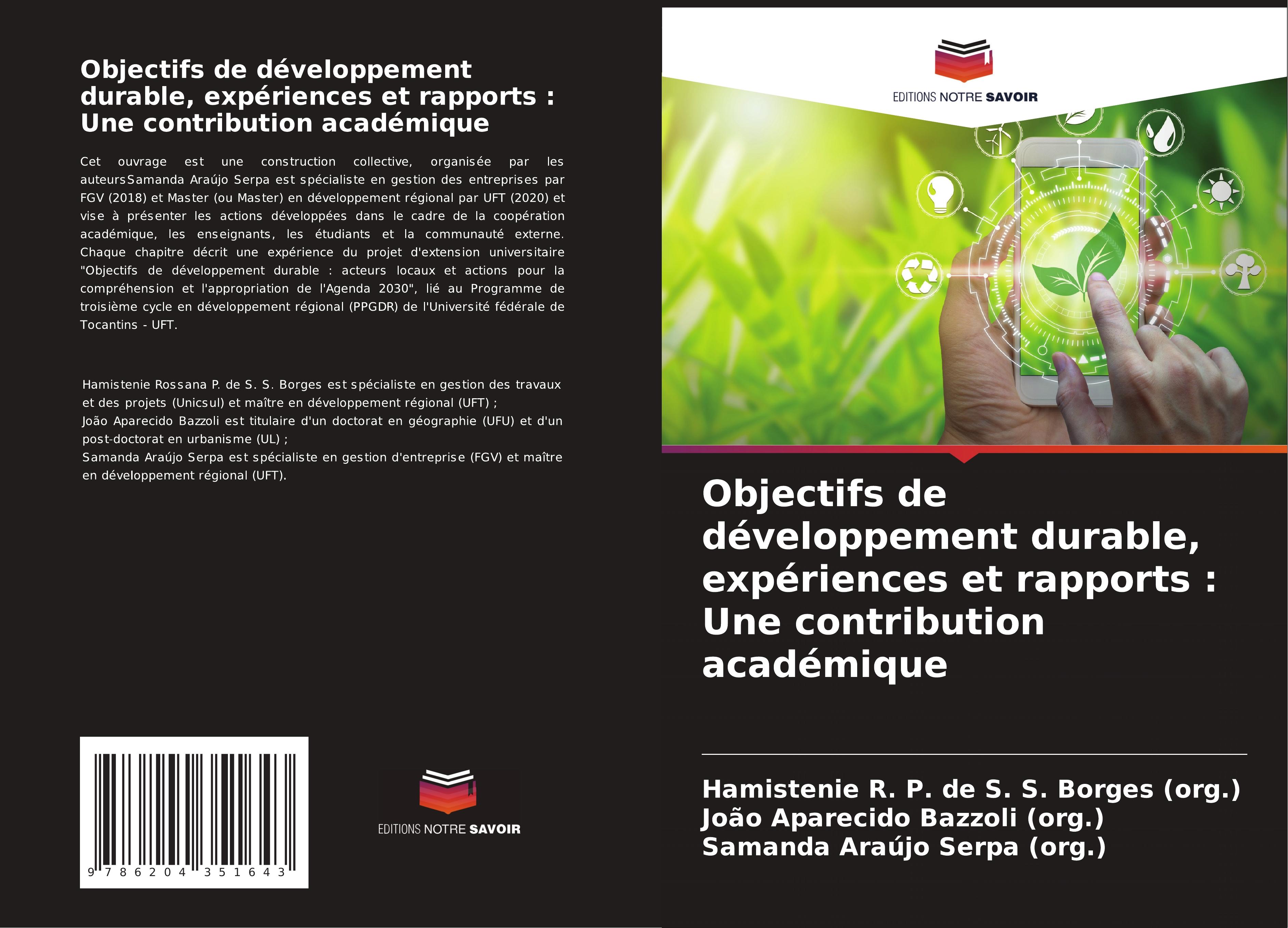 Objectifs de développement durable, expériences et rapports : Une contribution académique