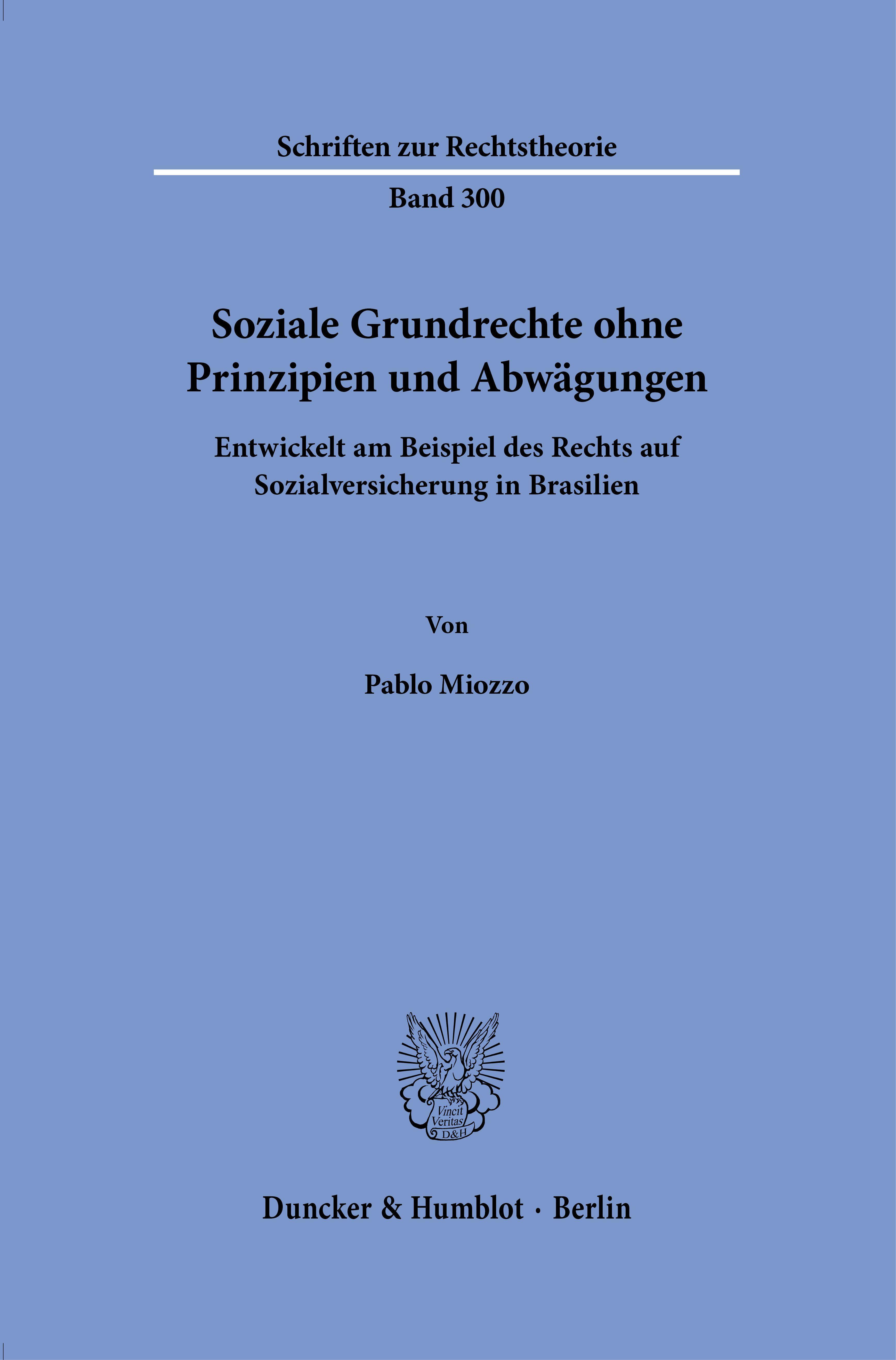 Soziale Grundrechte ohne Prinzipien und Abwägungen.