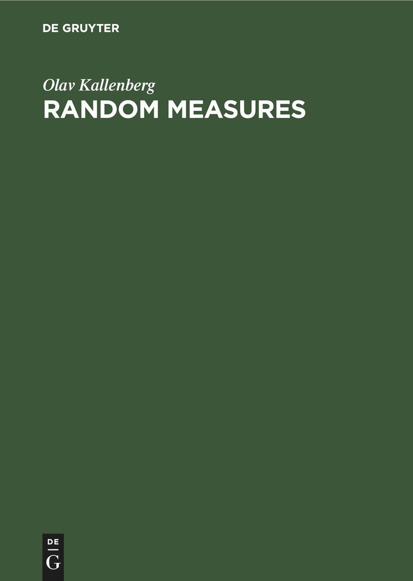 Random Measures