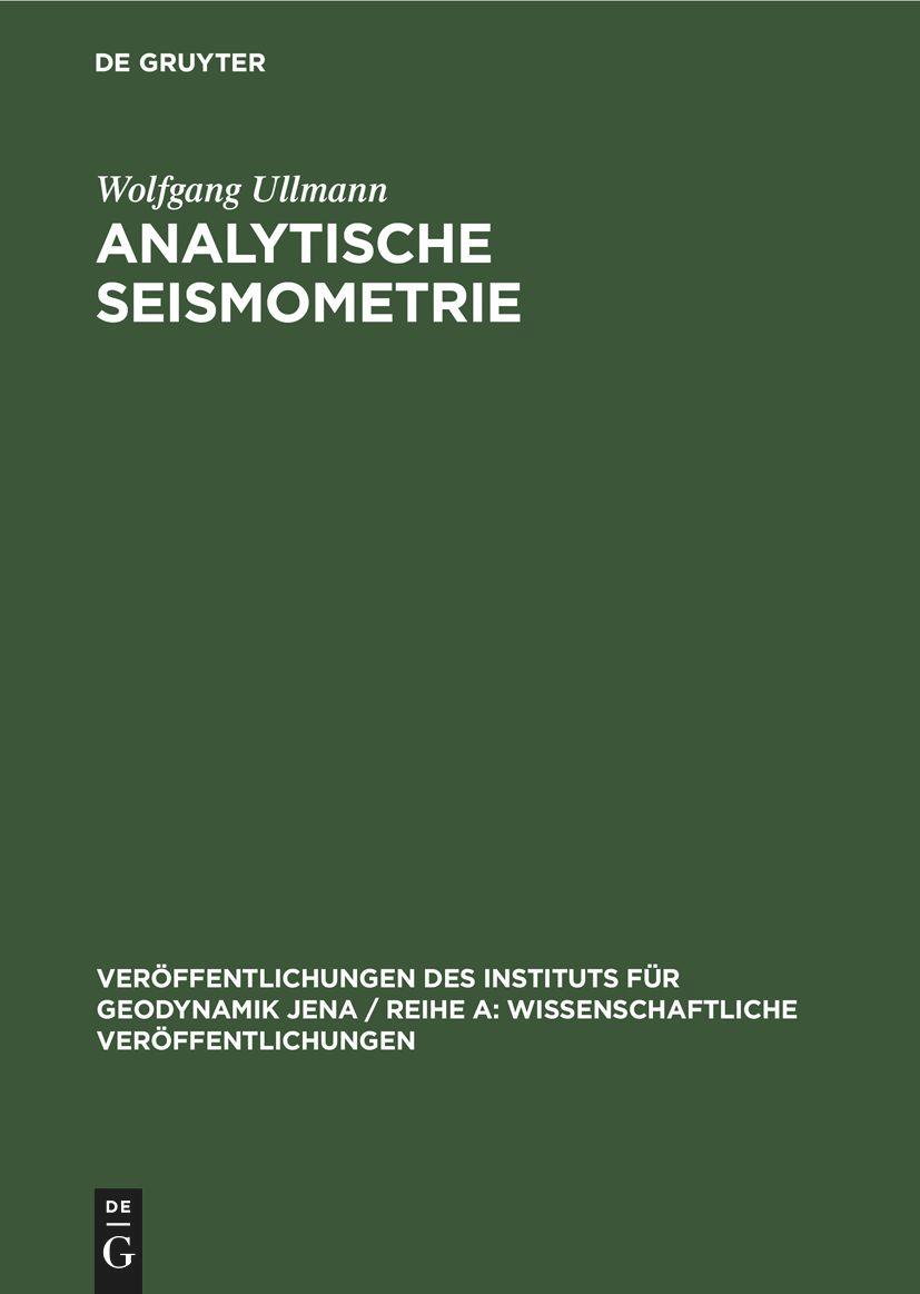 Analytische Seismometrie