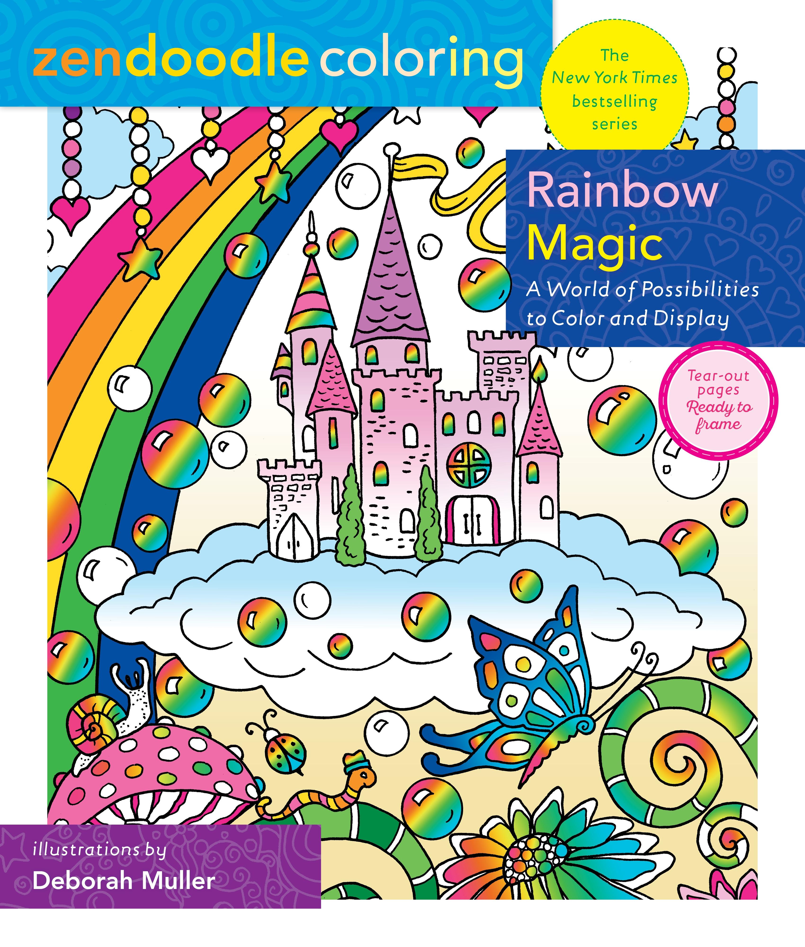 Zendoodle Coloring: Rainbow Magic