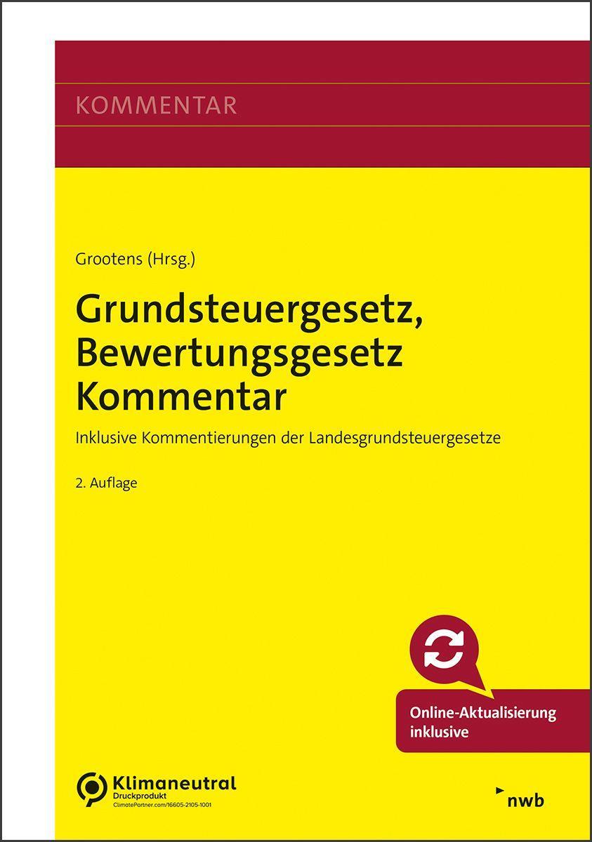 Grundsteuergesetz, Bewertungsgesetz (Auszug) Kommentar