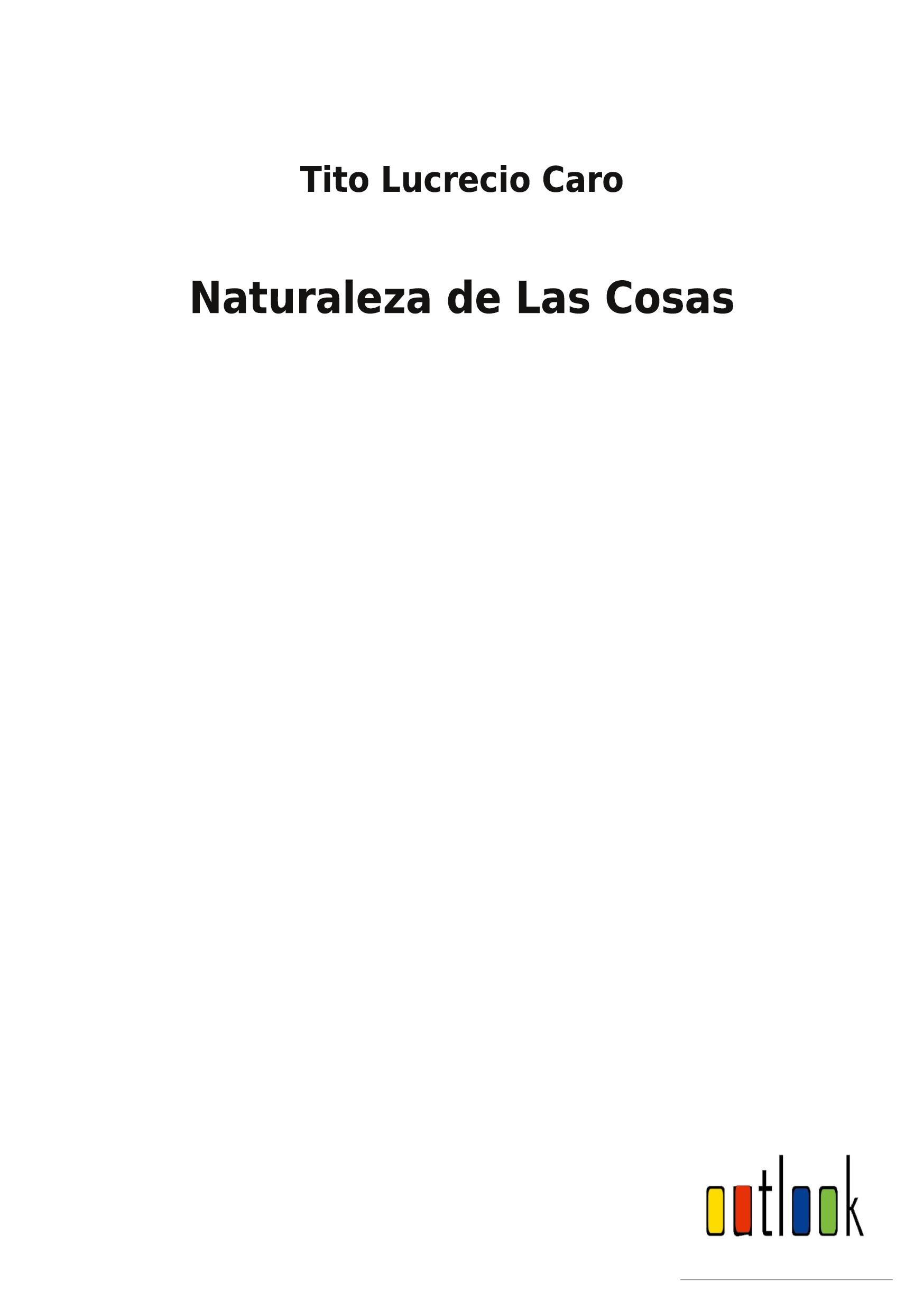 Naturaleza de Las Cosas