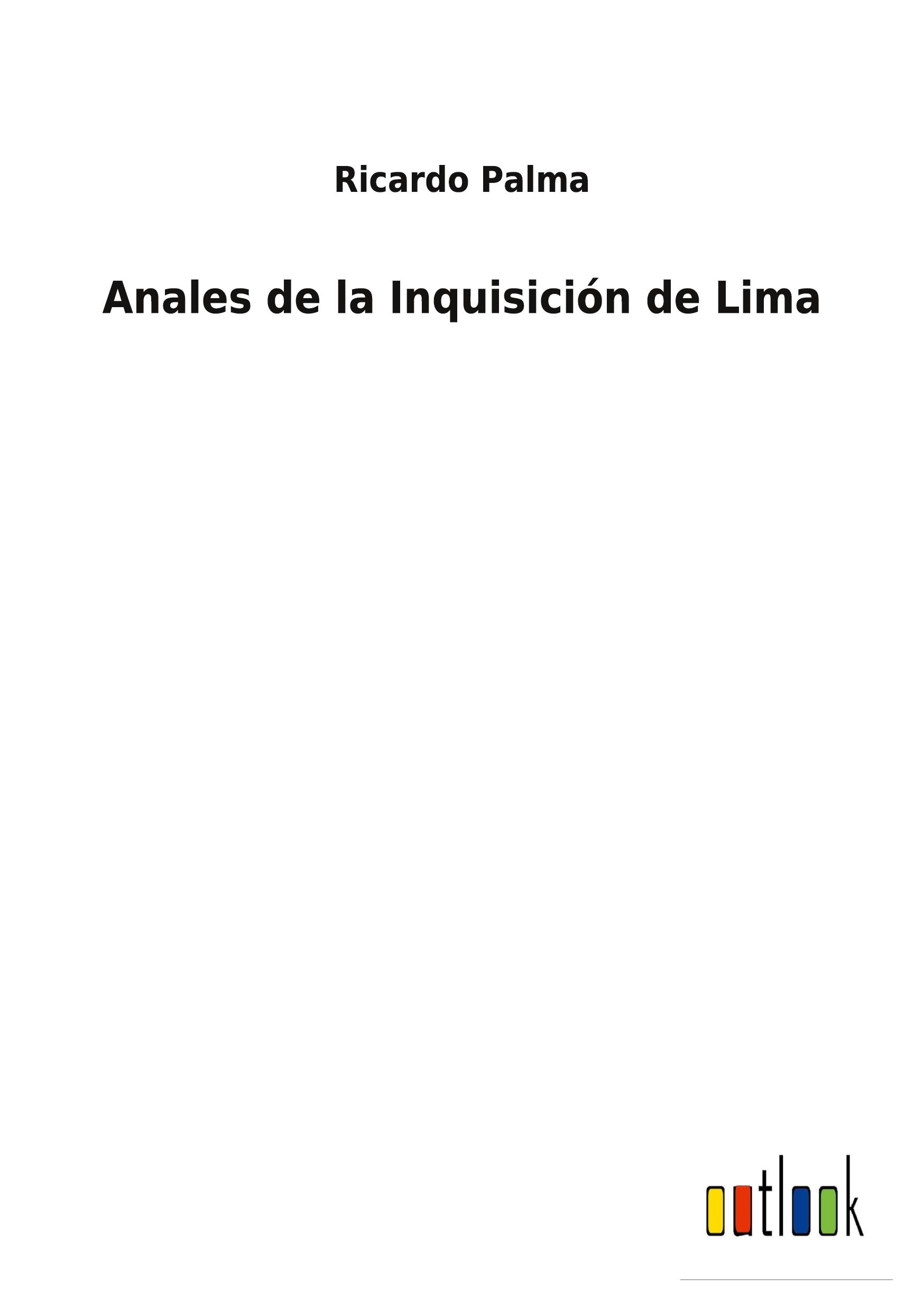 Anales de la Inquisición de Lima