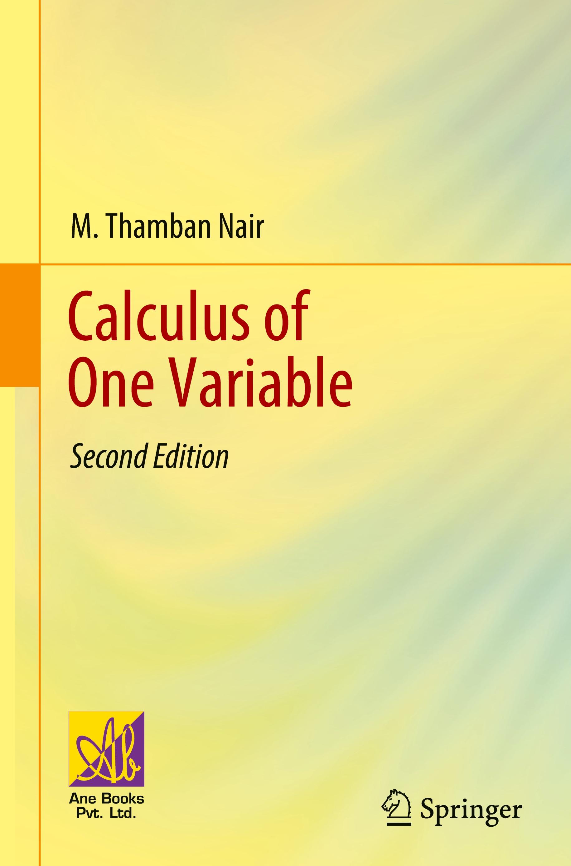 Calculus of One Variable