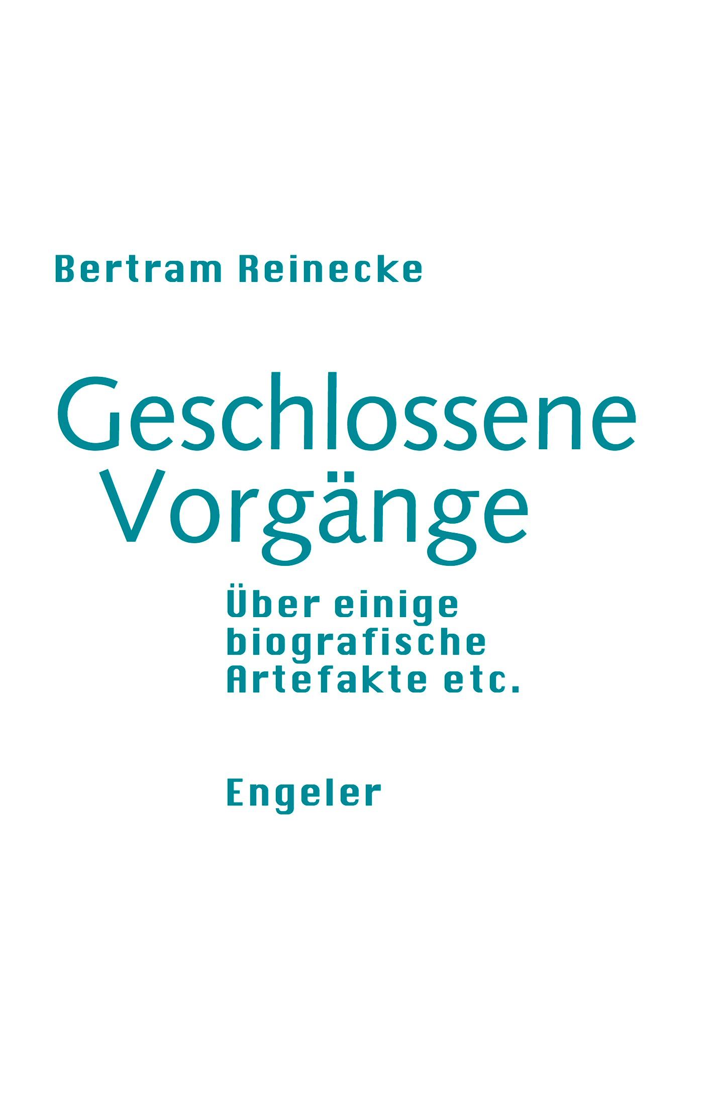 Geschlossene Vorgänge