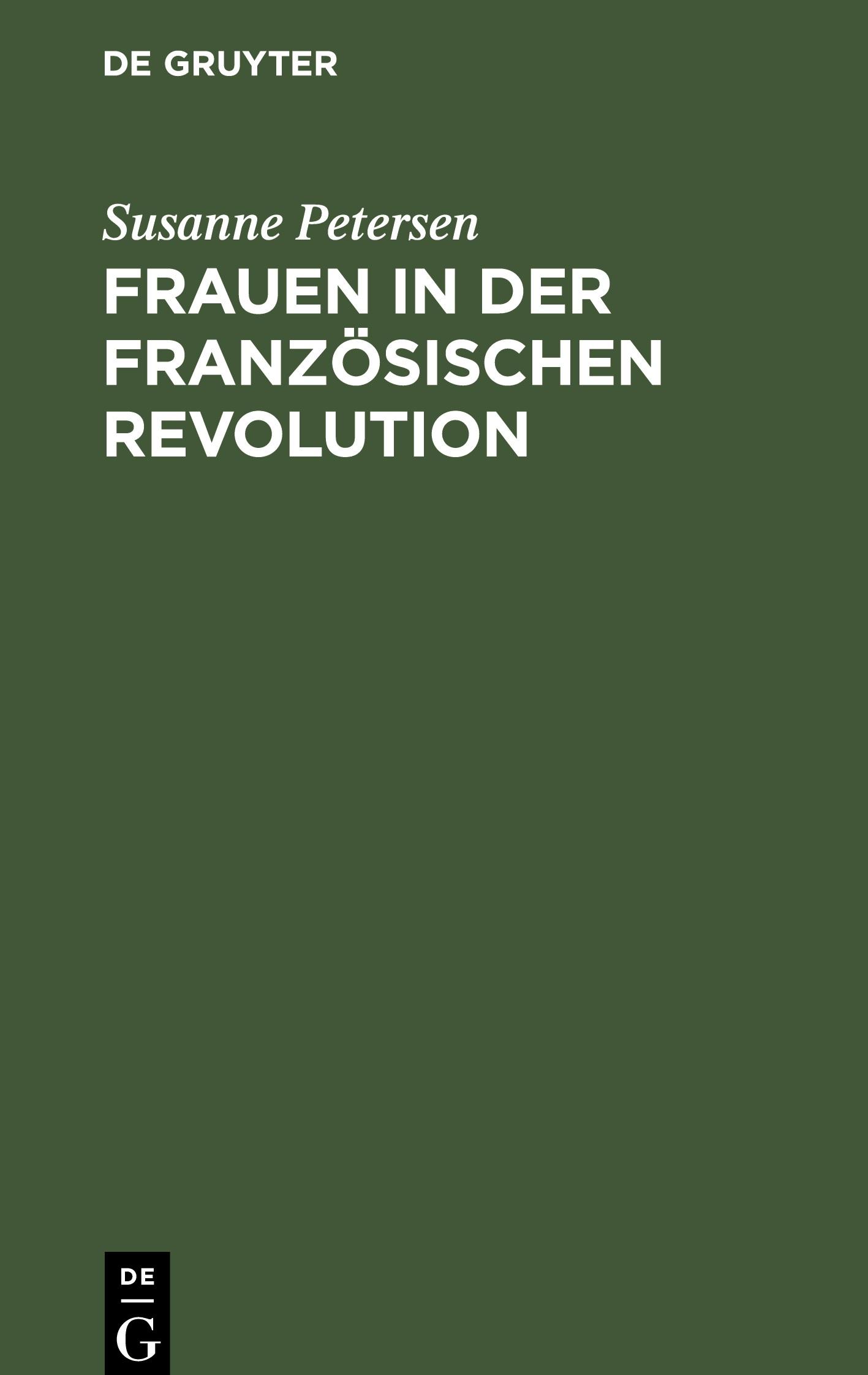 Frauen in der Französischen Revolution