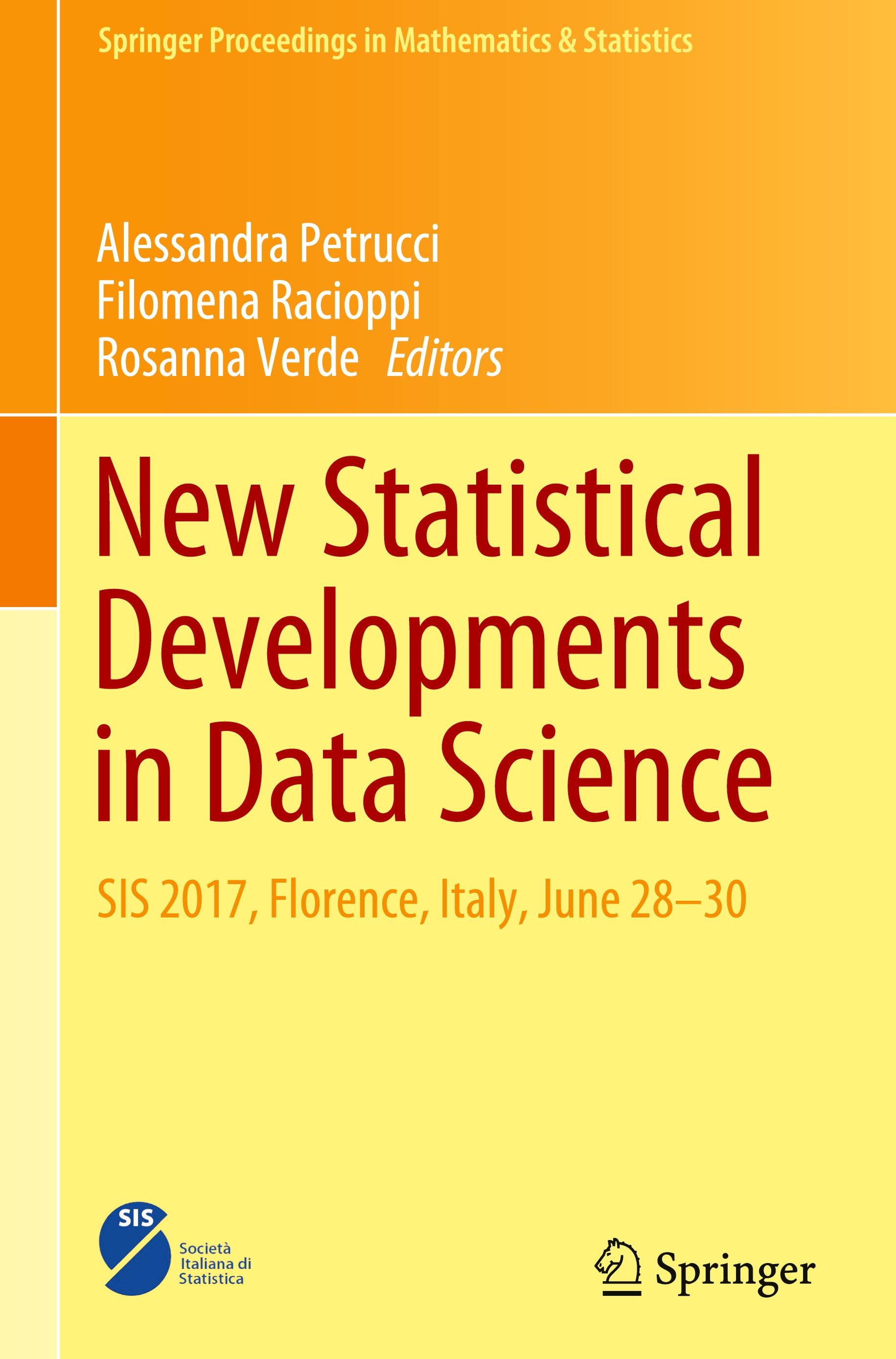 New Statistical Developments in Data Science