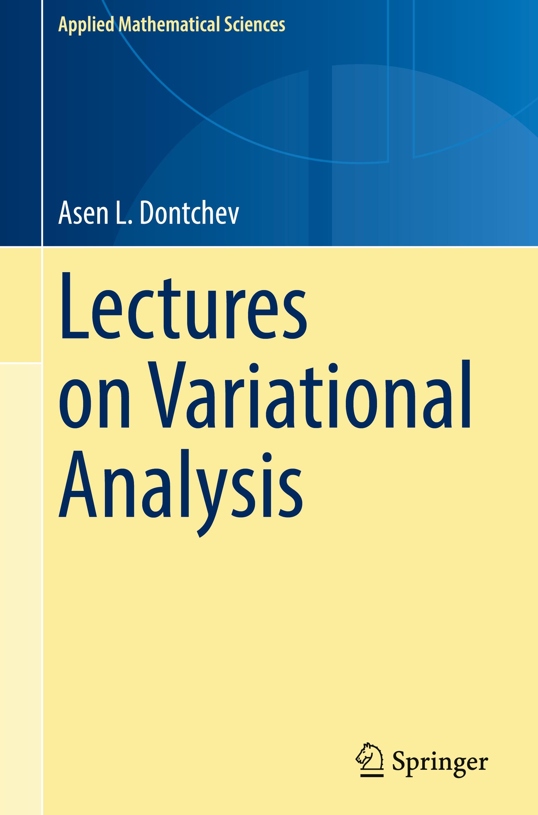 Lectures on Variational Analysis