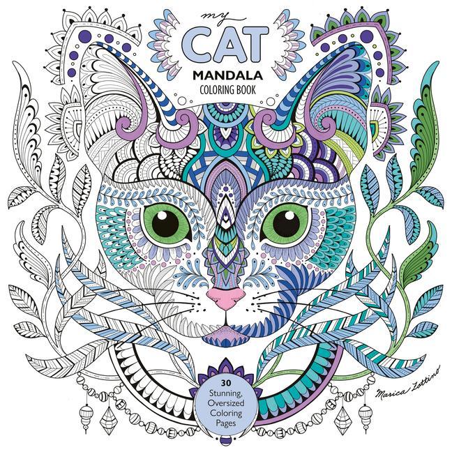 My Cat Mandala Coloring Book