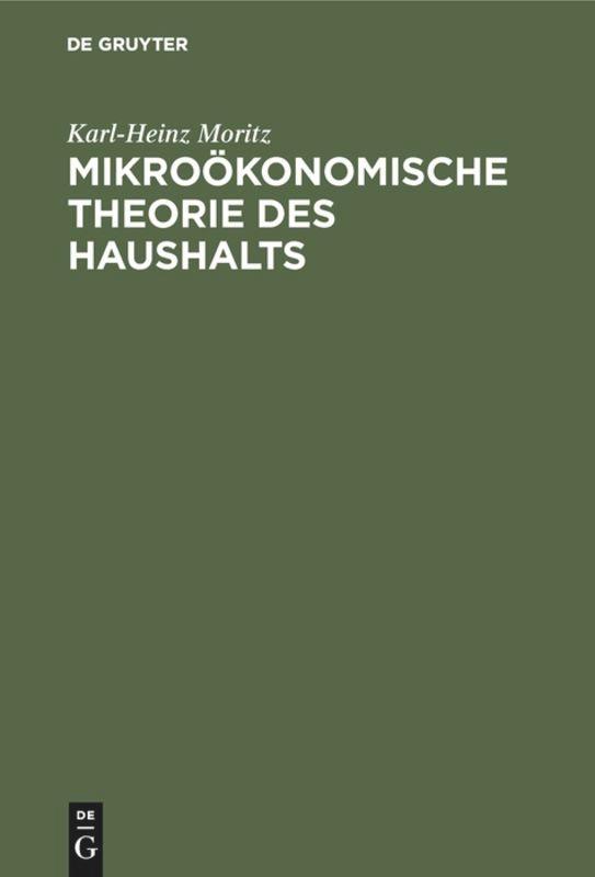 Mikroökonomische Theorie des Haushalts