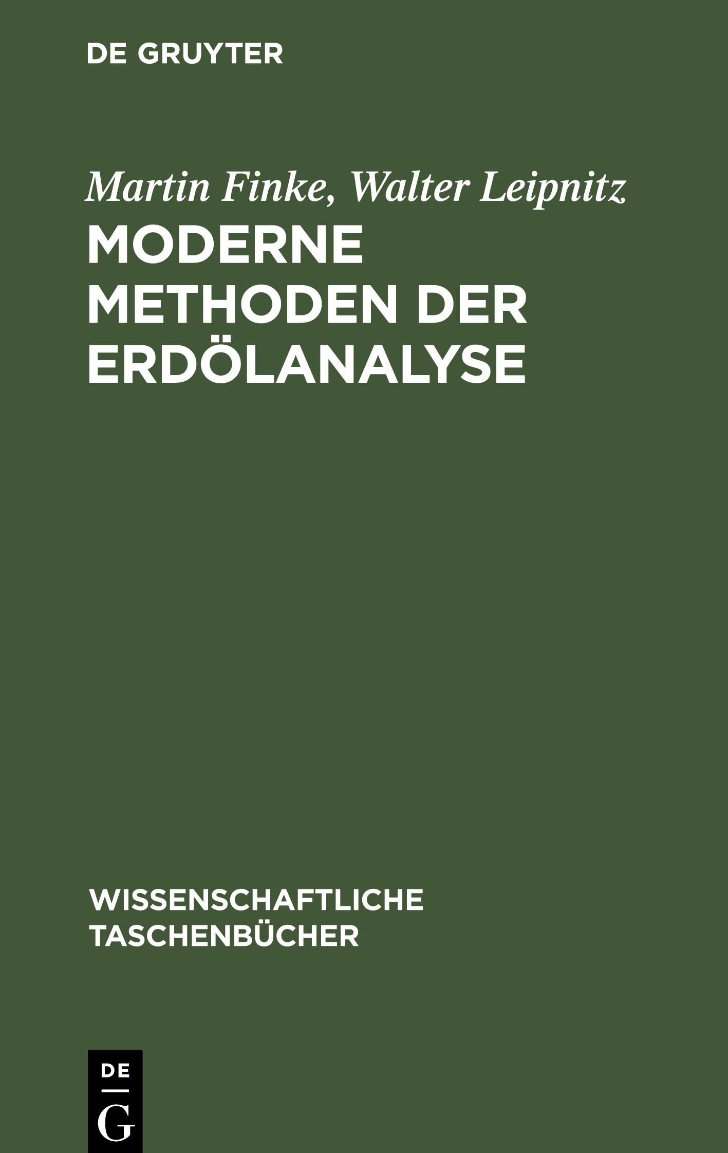 Moderne Methoden der Erdölanalyse