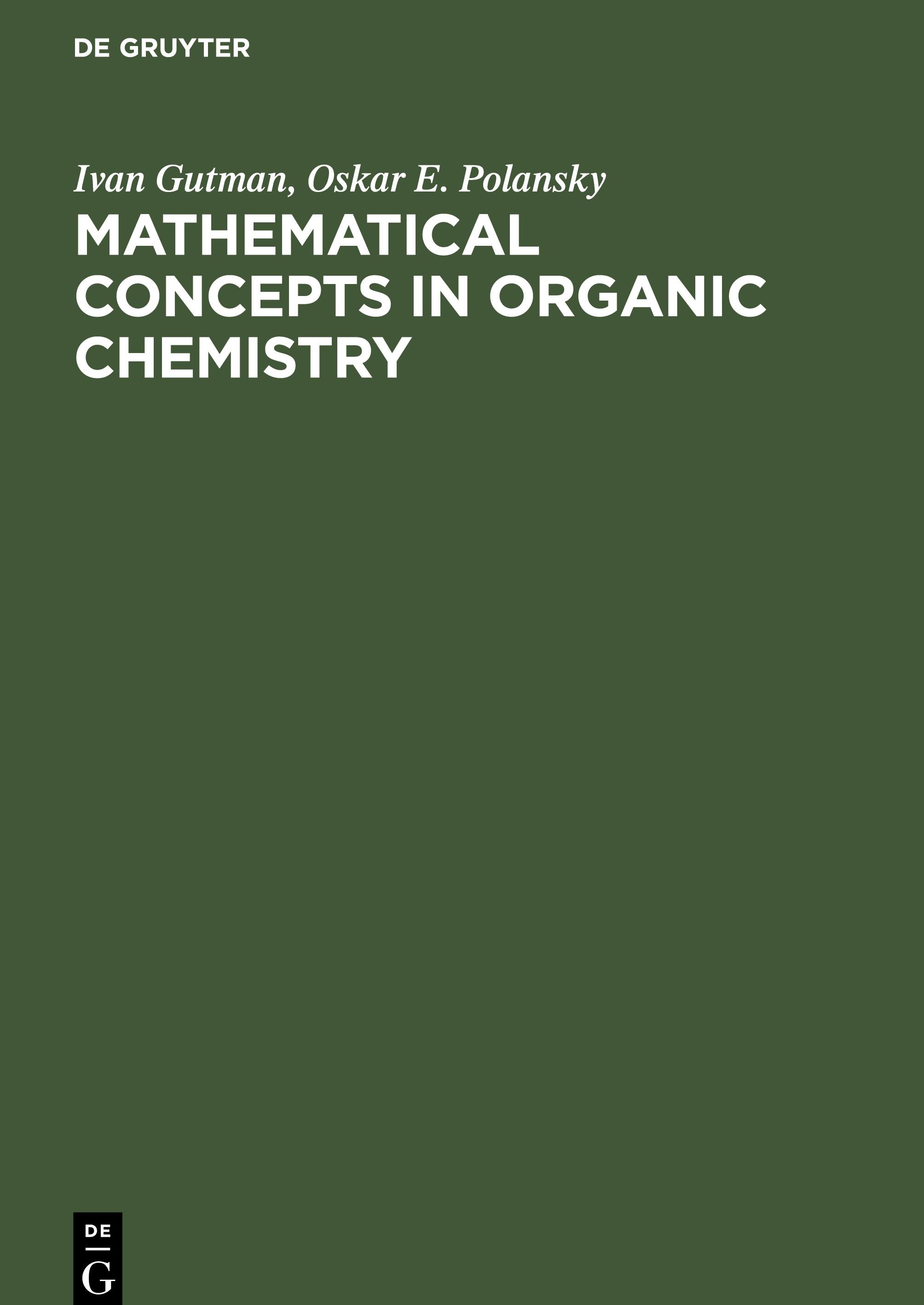 Mathematical Concepts in Organic Chemistry