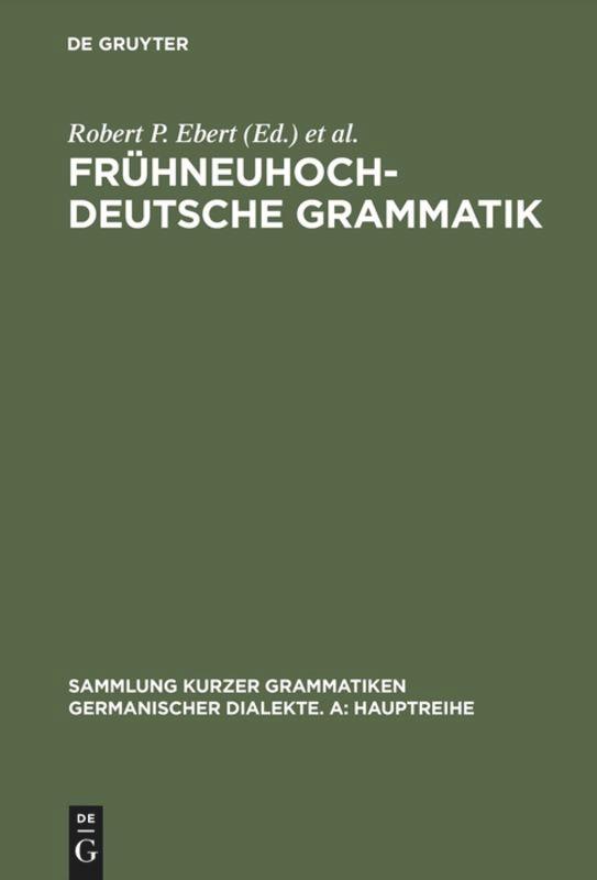 Frühneuhochdeutsche Grammatik