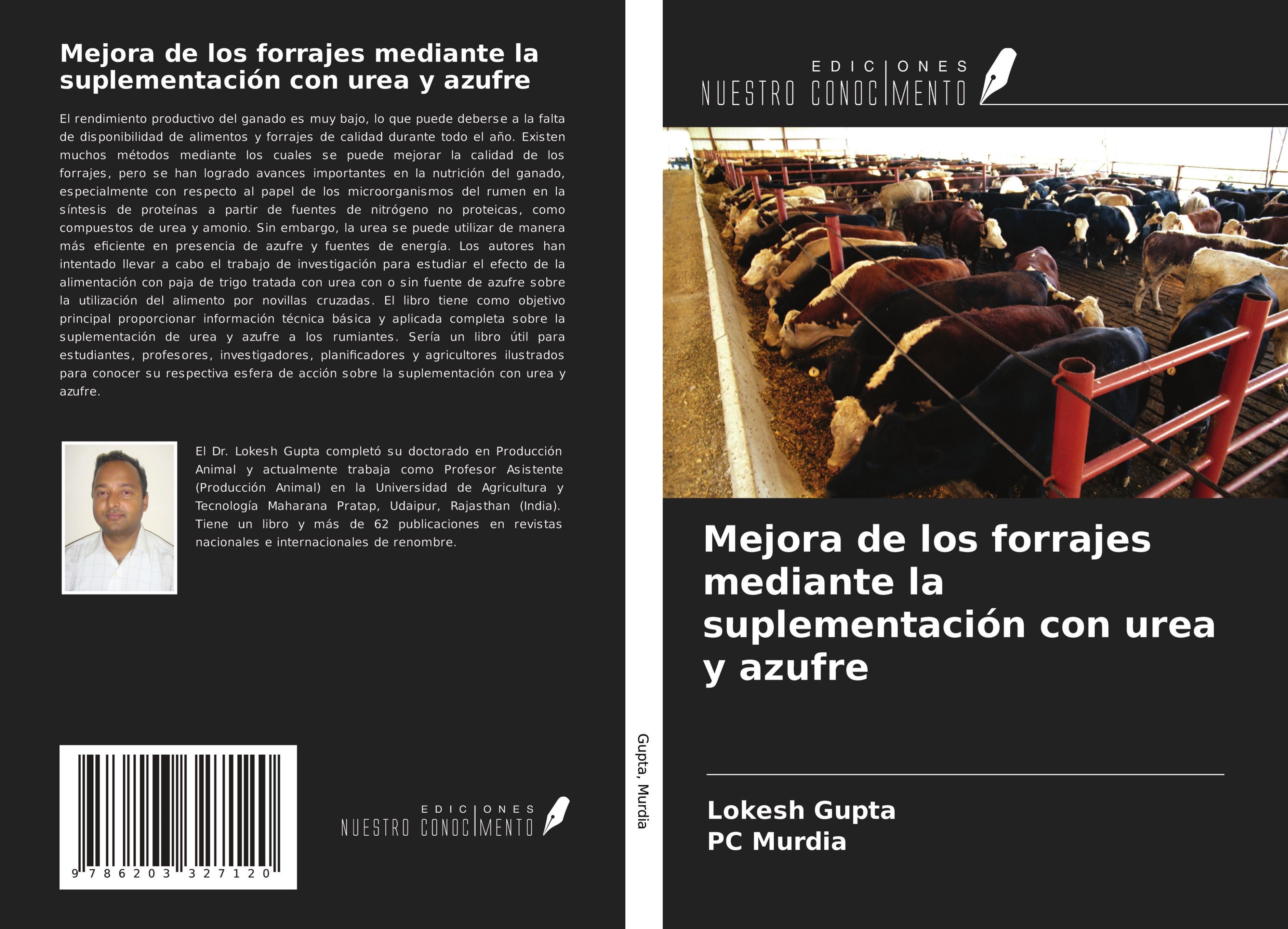 Mejora de los forrajes mediante la suplementación con urea y azufre