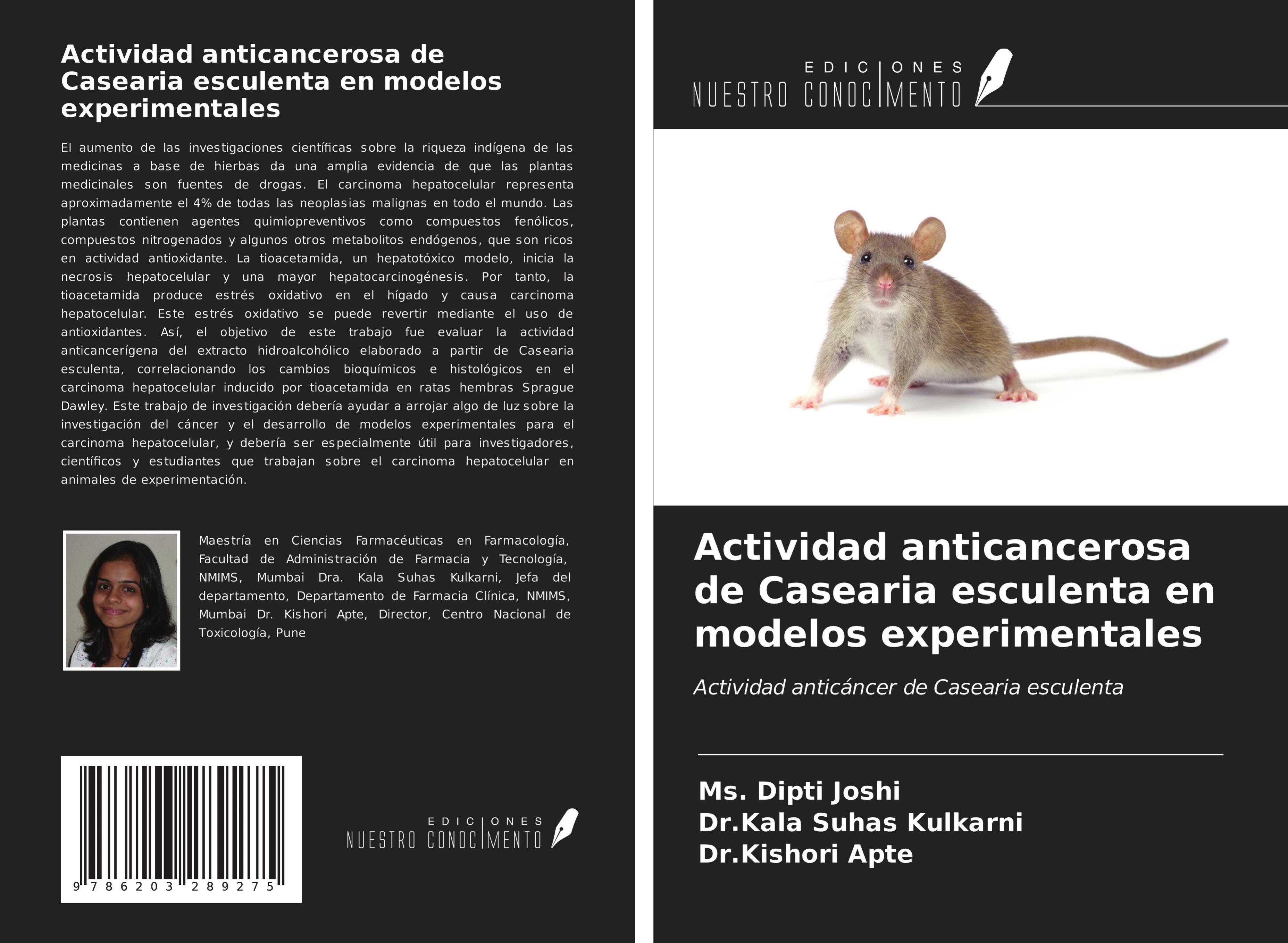 Actividad anticancerosa de Casearia esculenta en modelos experimentales