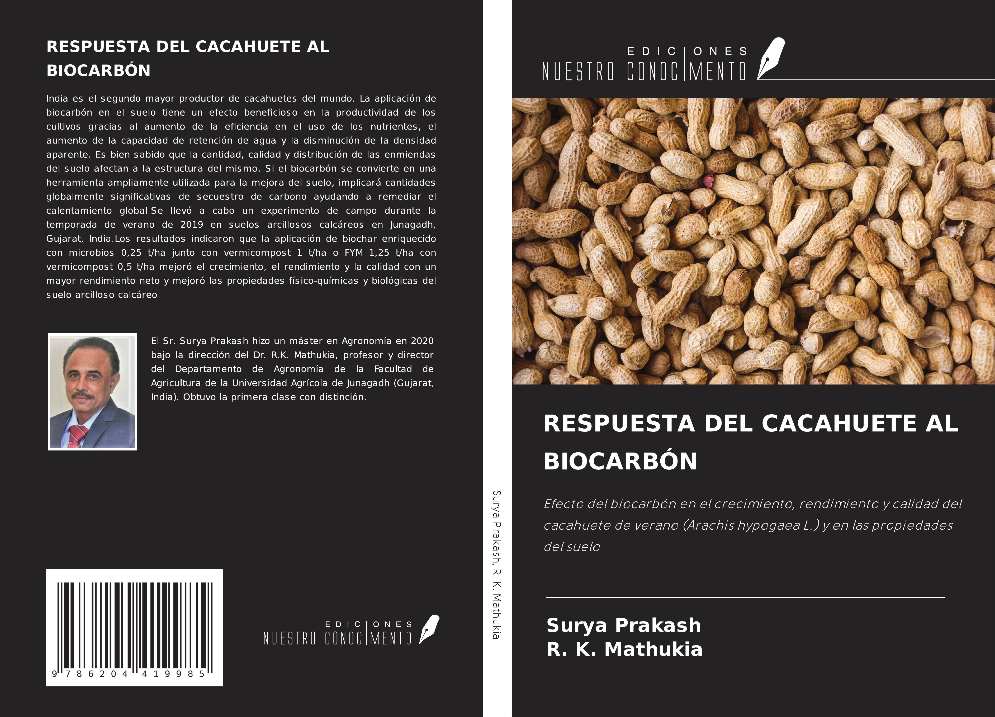 RESPUESTA DEL CACAHUETE AL BIOCARBÓN