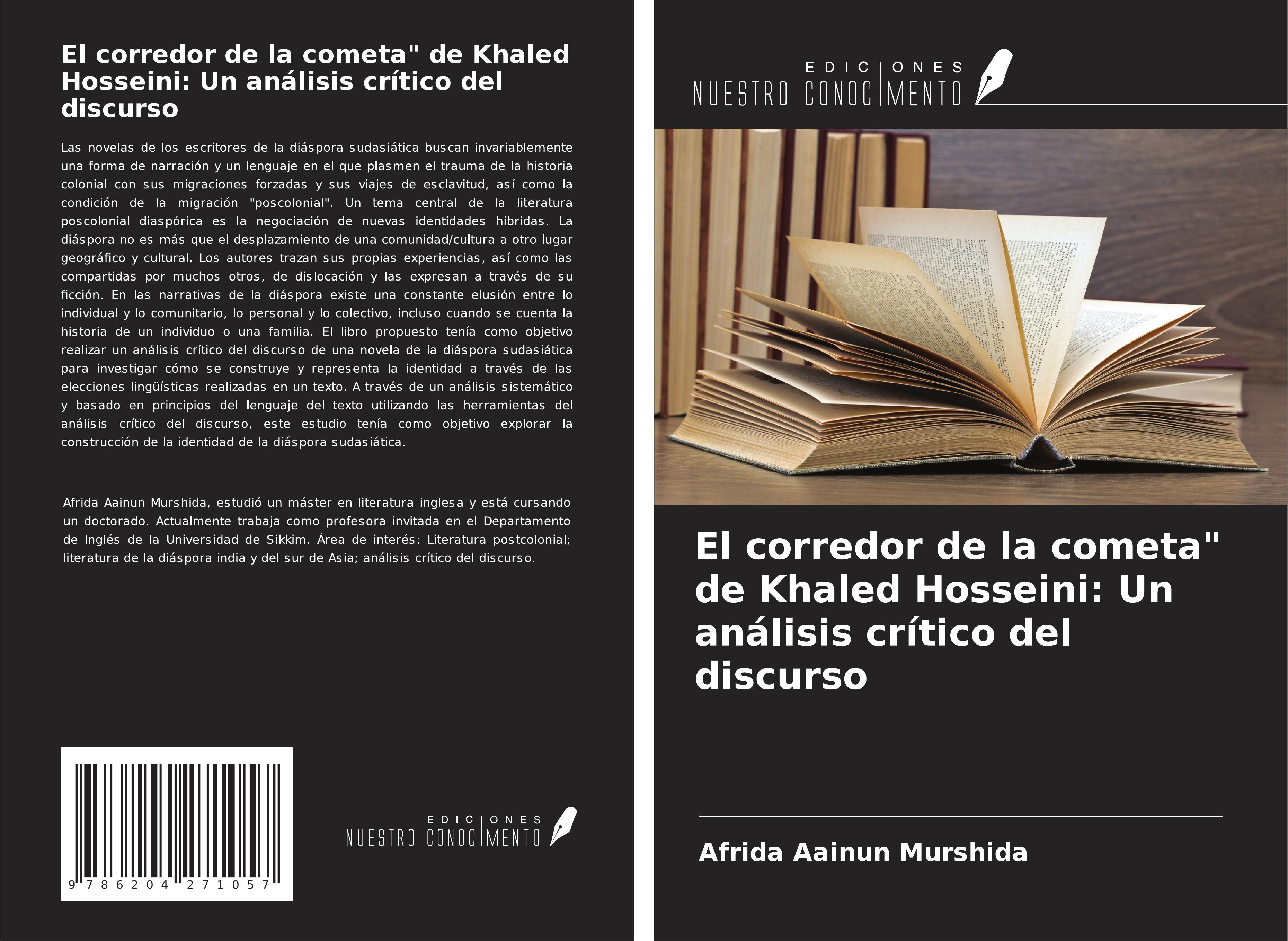 El corredor de la cometa" de Khaled Hosseini: Un análisis crítico del discurso