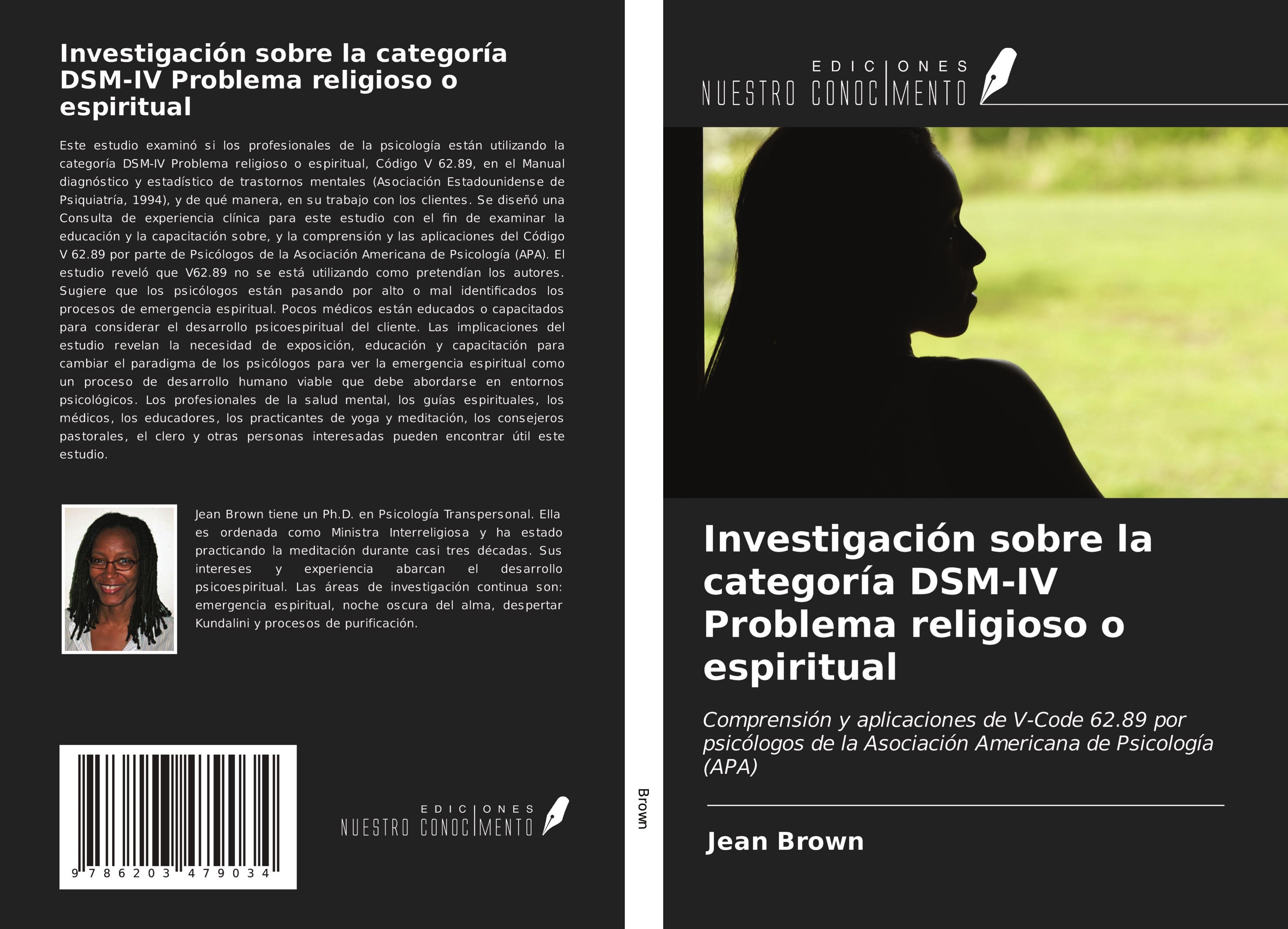 Investigación sobre la categoría DSM-IV Problema religioso o espiritual