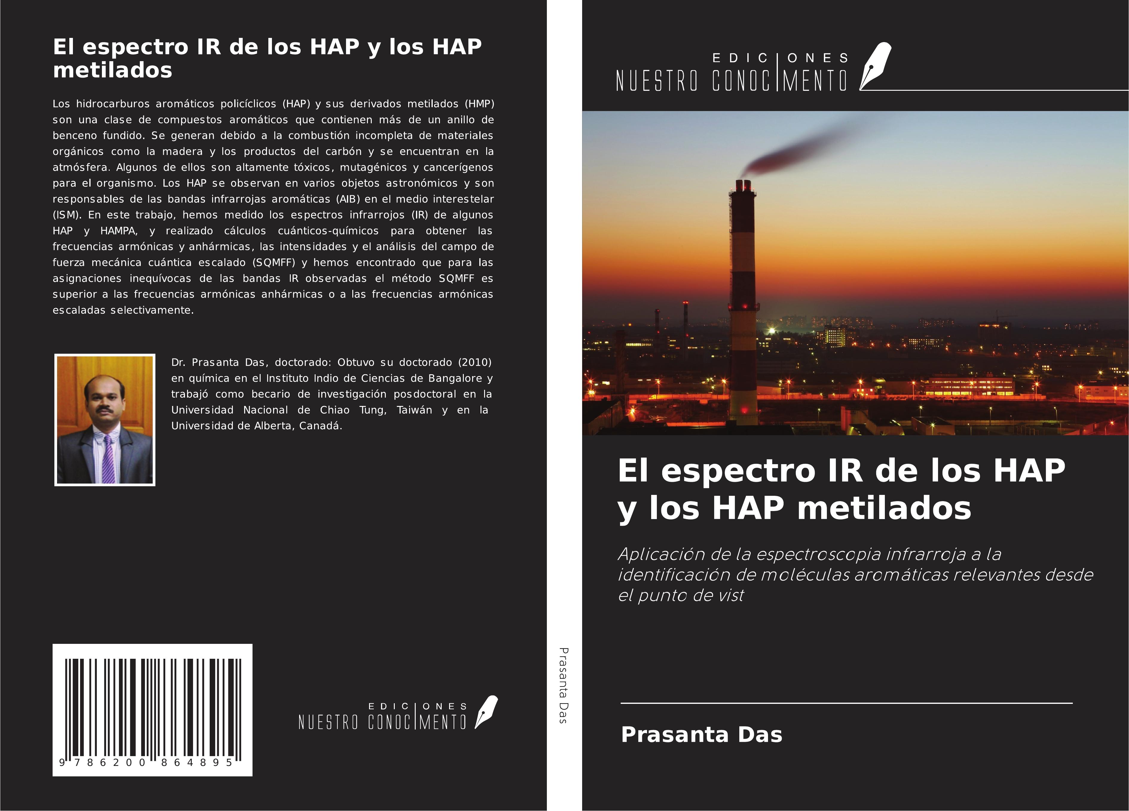 El espectro IR de los HAP y los HAP metilados