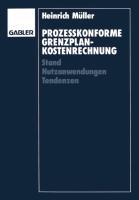 Prozeßkonforme Grenzplankostenrechnung