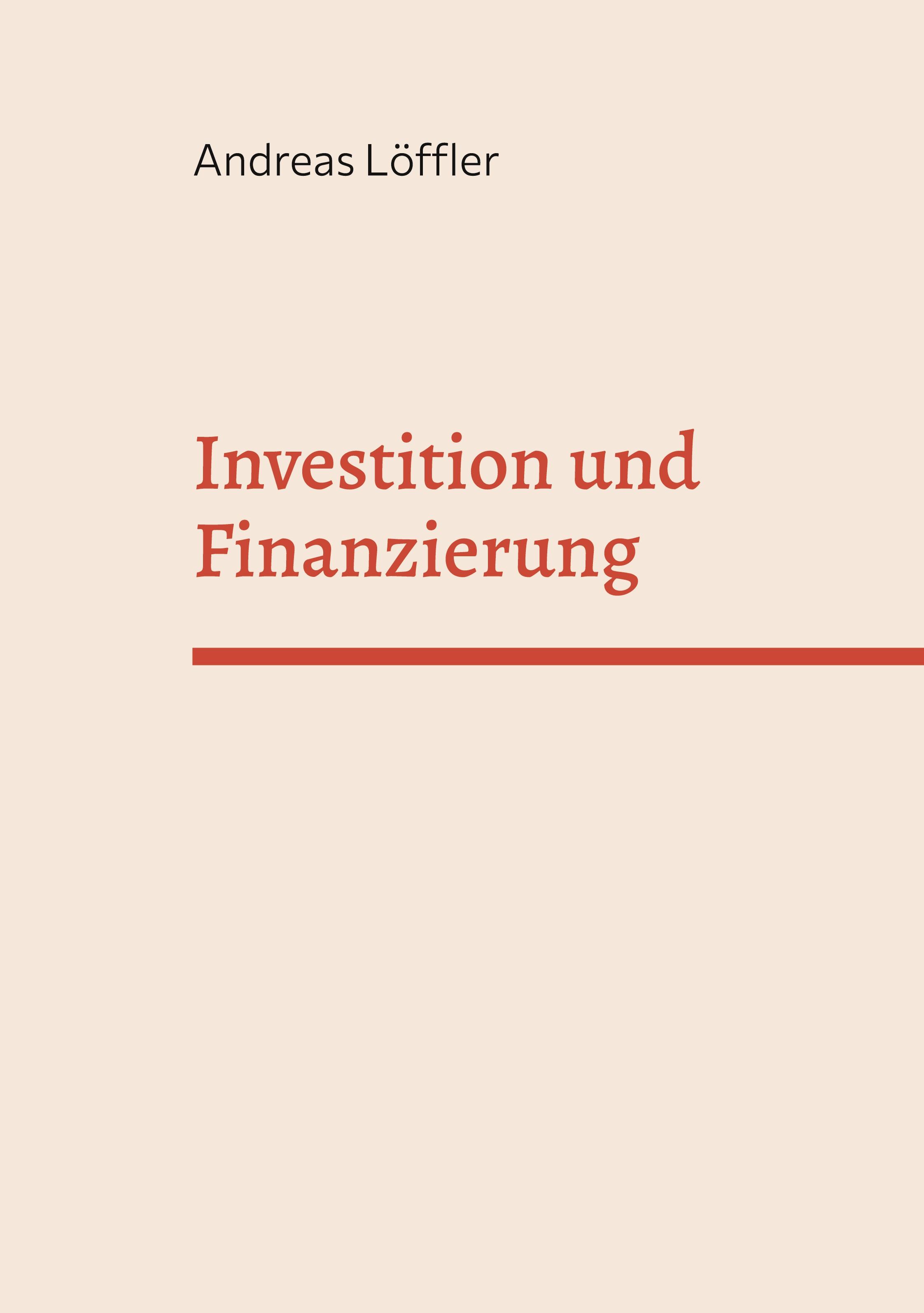 Investition und Finanzierung