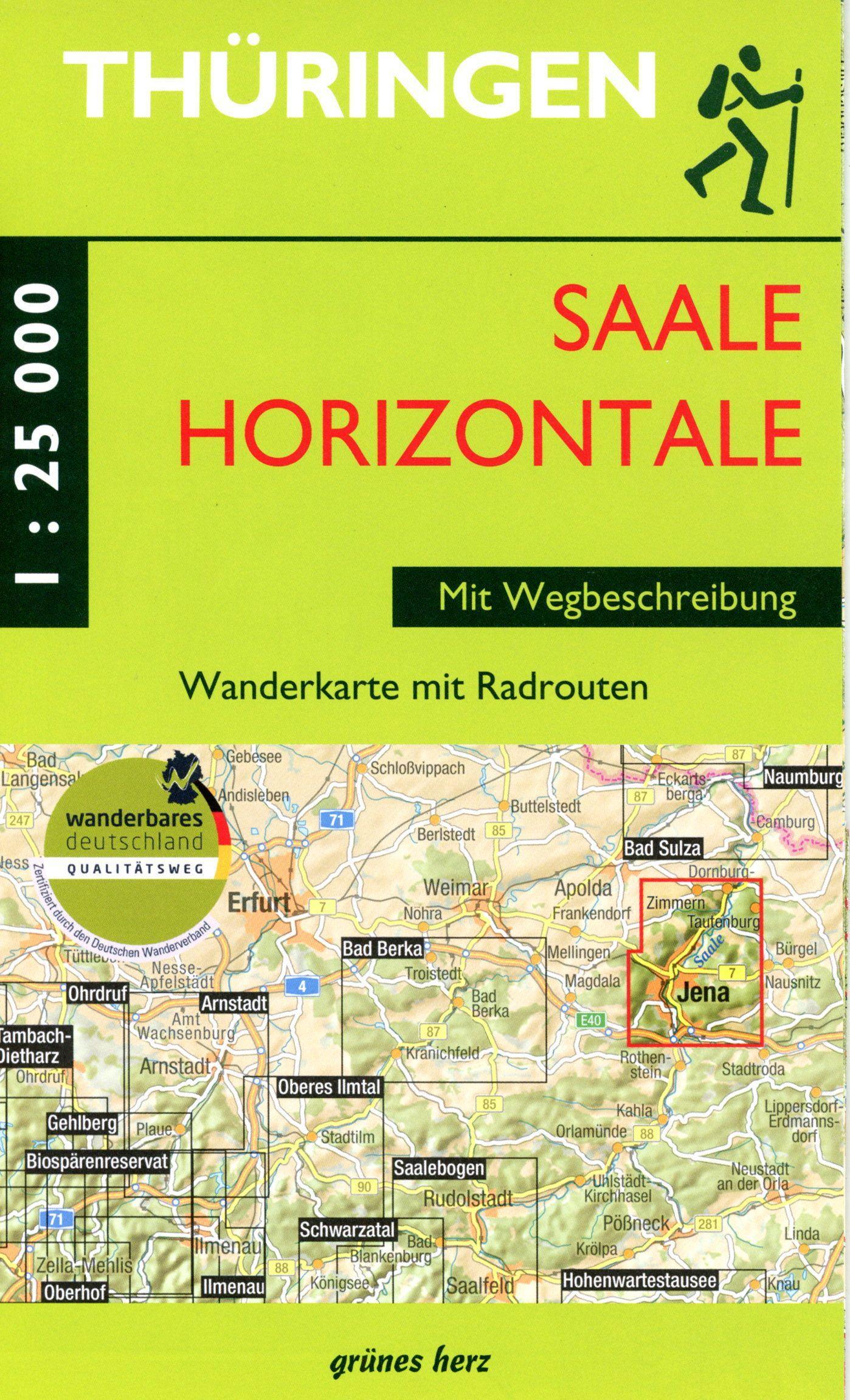 Wanderkarte Saalehorizontale