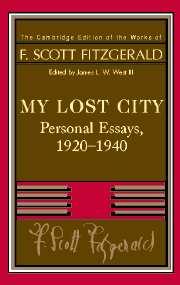 Fitzgerald: My Lost City