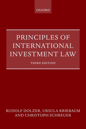 Principles of International Investment Law