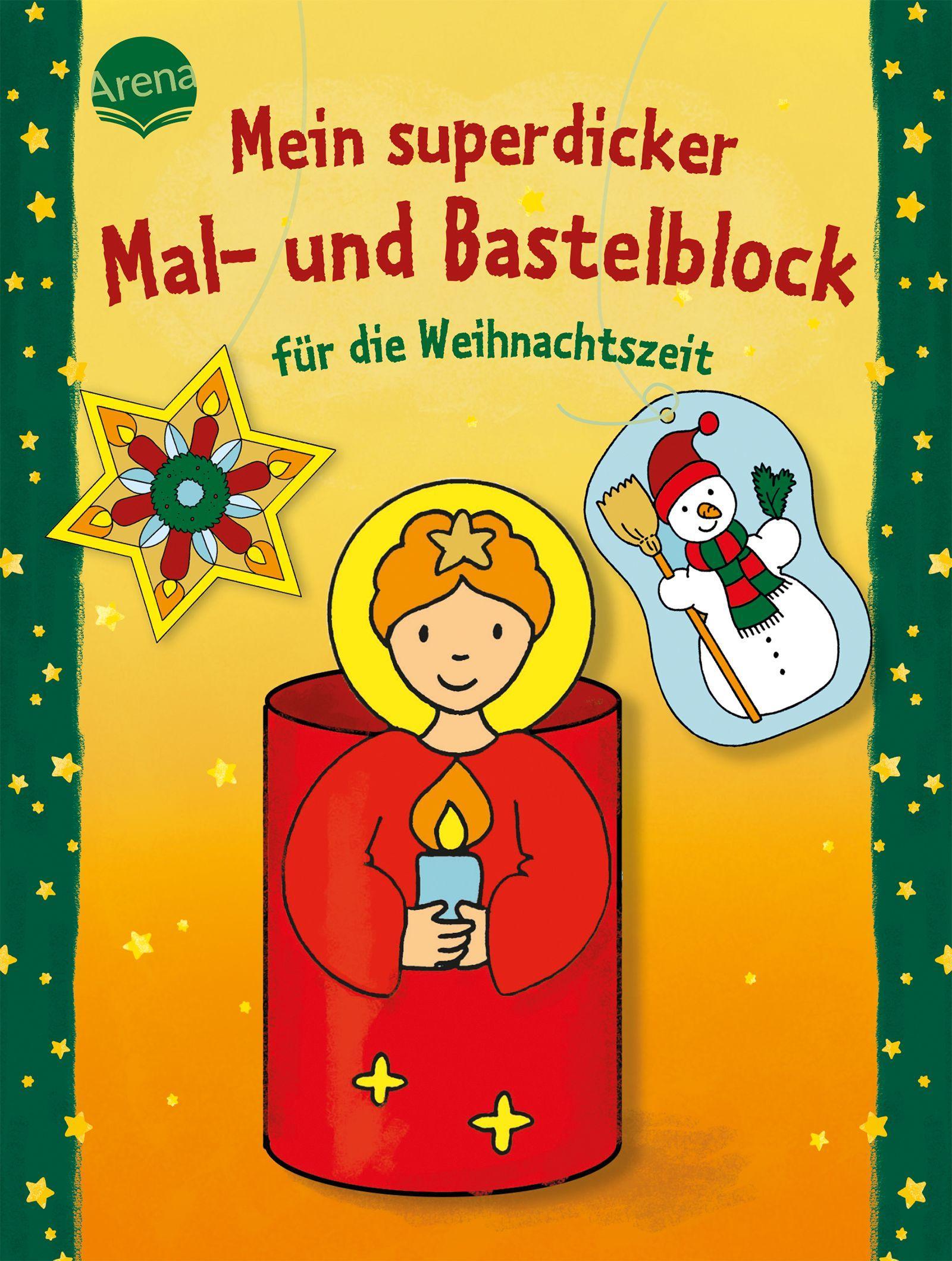 Mein superdicker Mal- und Bastelblock für die Weihnachtszeit