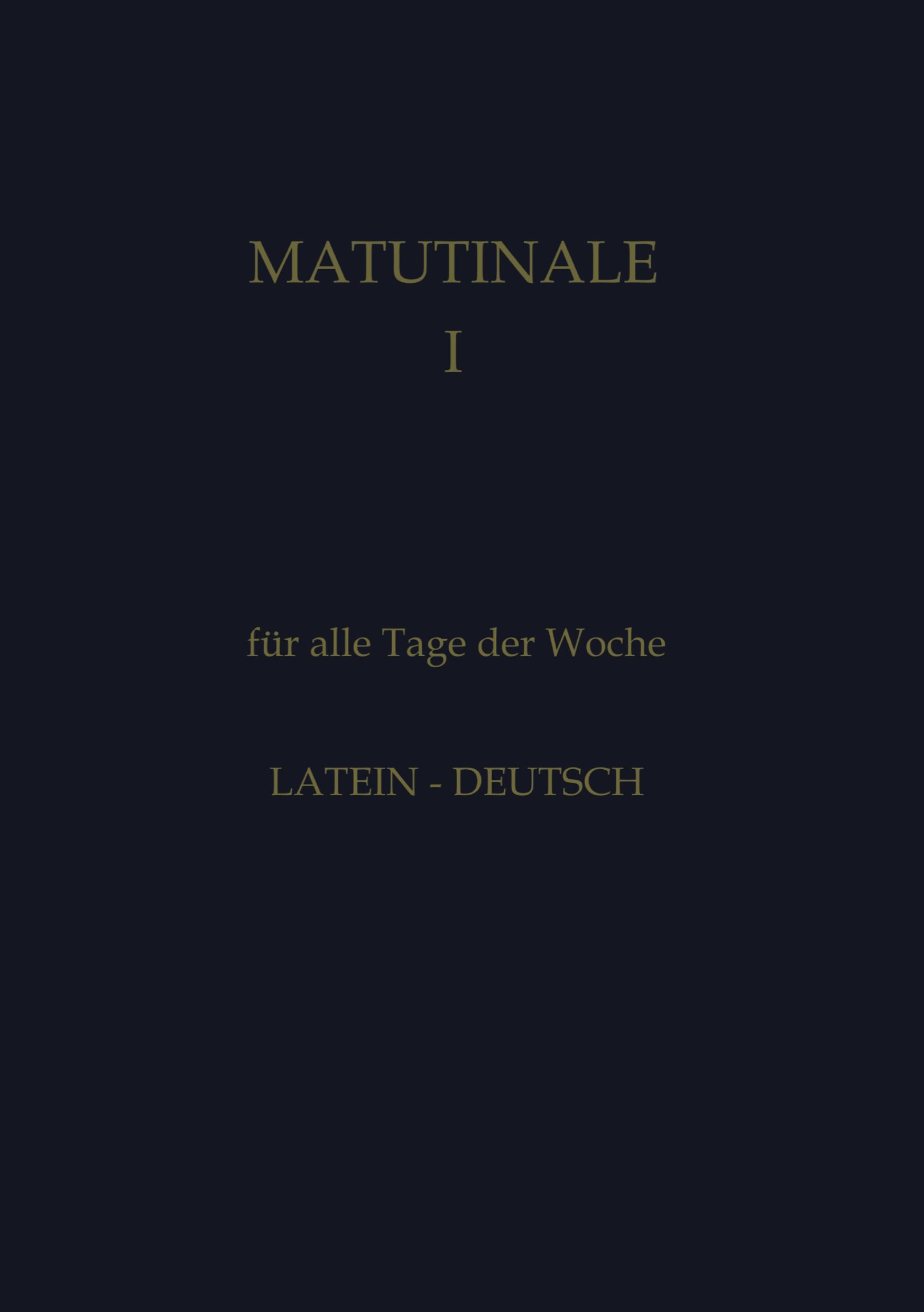 Matutinale I