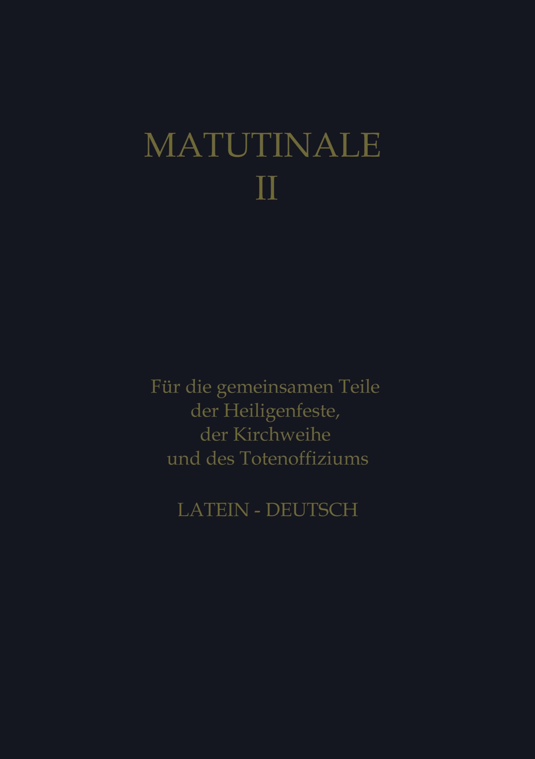 Matutinale II