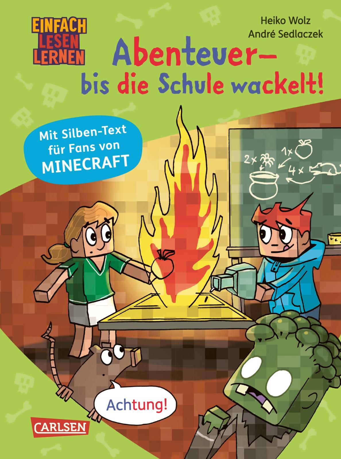 Minecraft Silben-Geschichte: Abenteuer - bis die Schule wackelt!