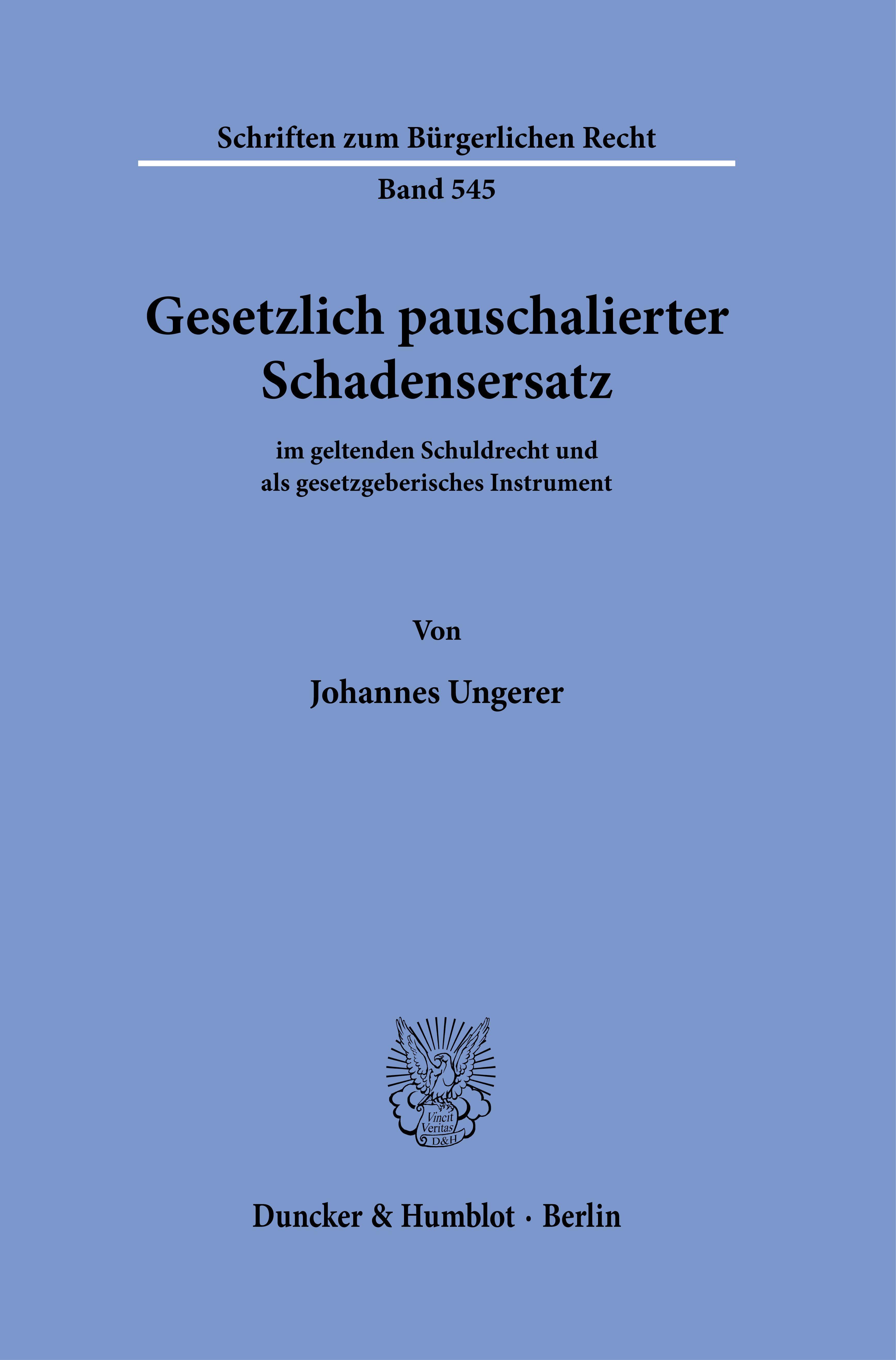 Gesetzlich pauschalierter Schadensersatz.