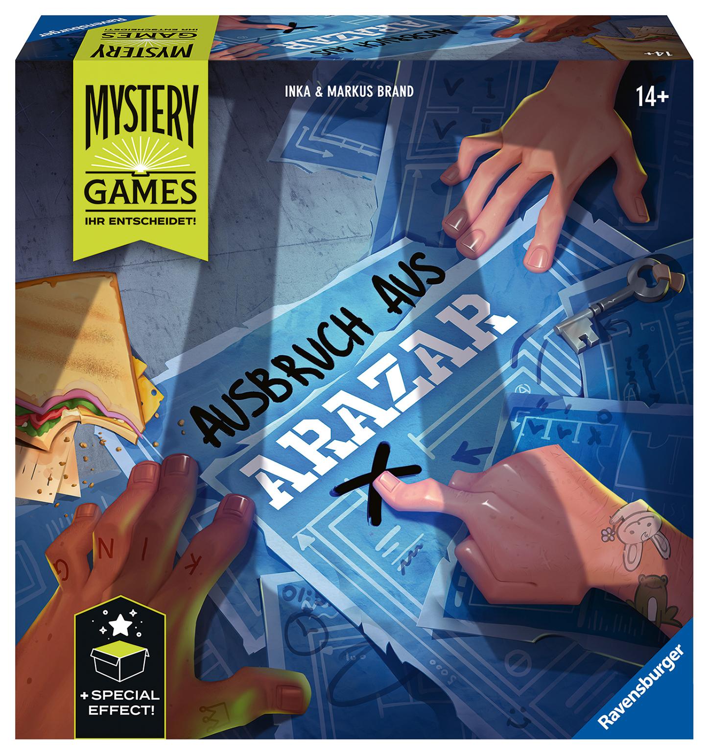 Ravensburger 27365 - Mystery Games - Der Ausbruch aus Arazar - Storytelling- und Erlebnisspiel für Spieler ab 12