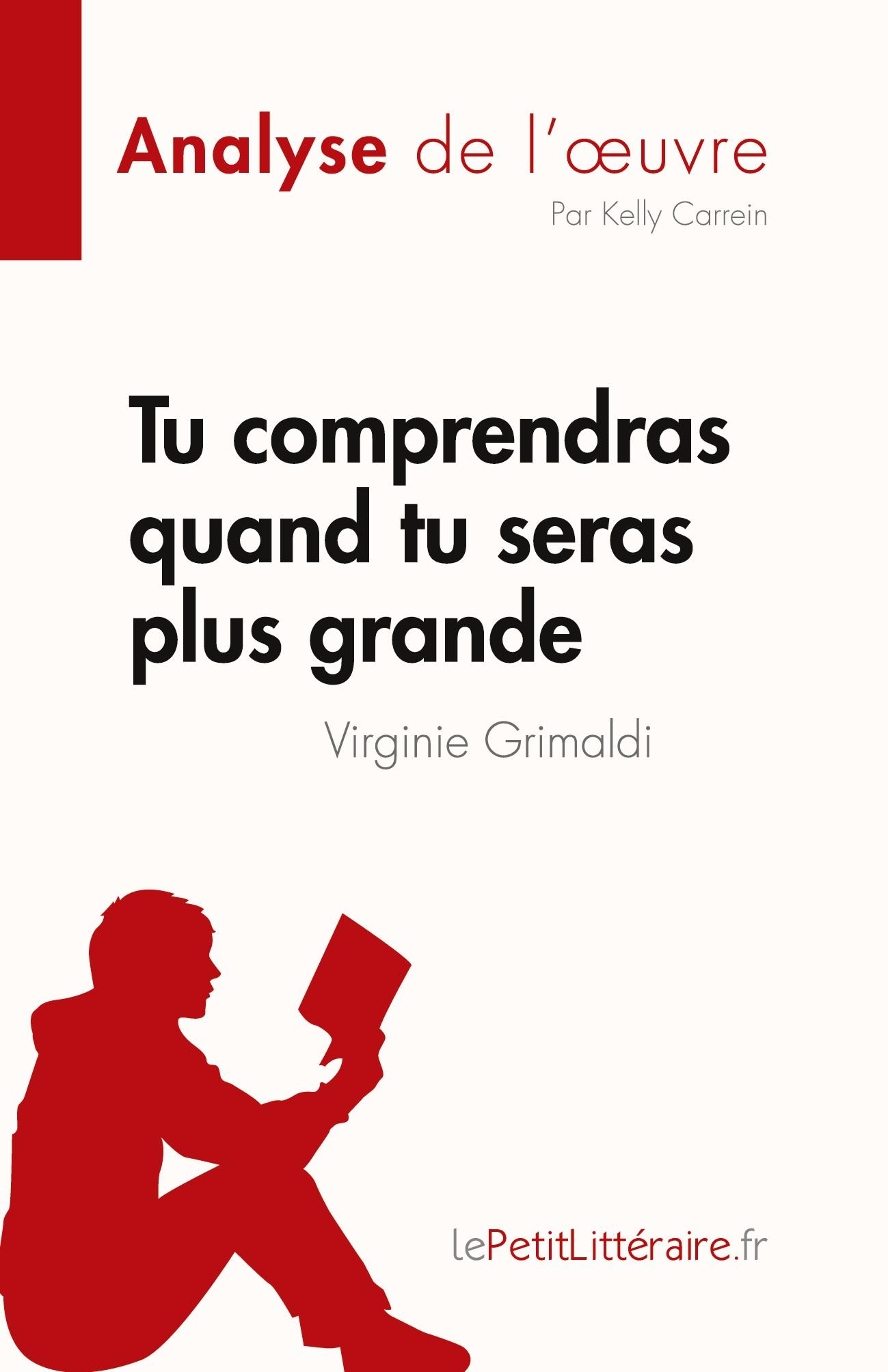 Tu comprendras quand tu seras plus grande de Virginie Grimaldi (Analyse de l'¿uvre)