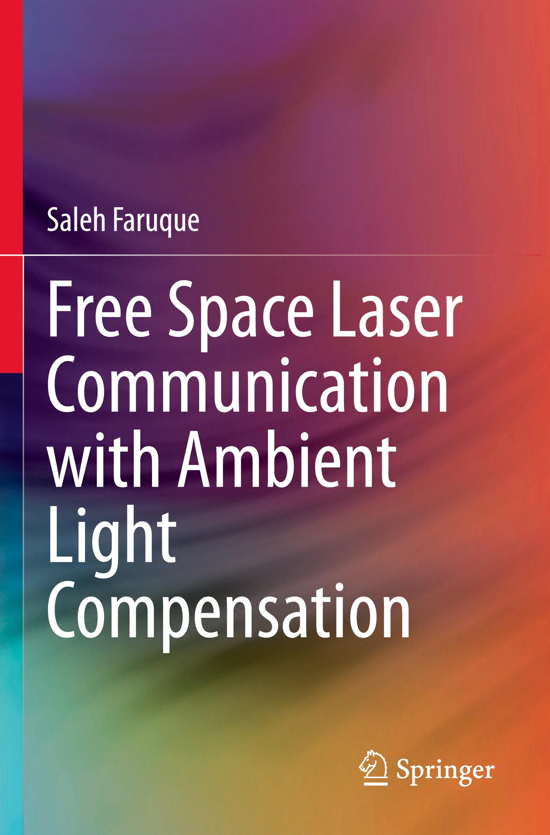 Free Space Laser Communication with Ambient Light Compensation