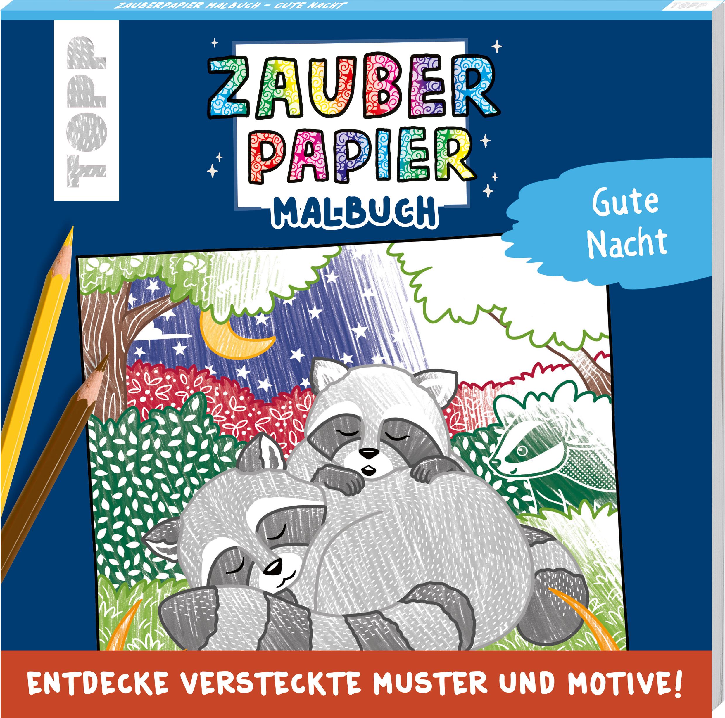 Zauberpapier Malbuch Gute Nacht