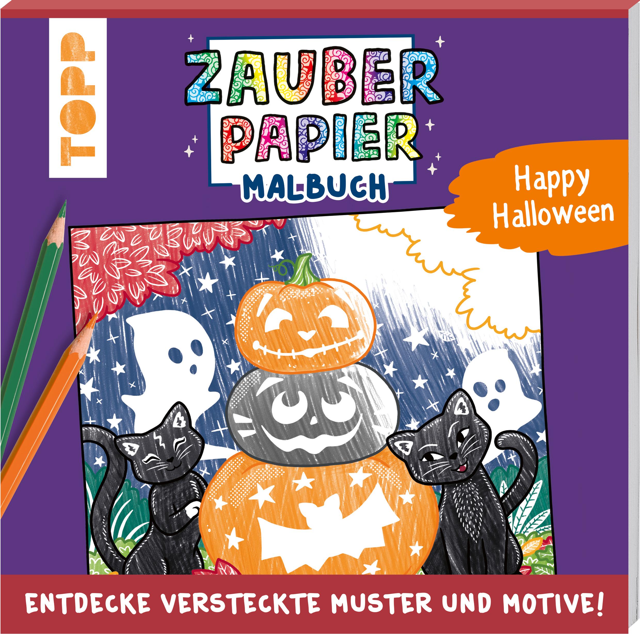 Zauberpapier Malbuch Happy Halloween