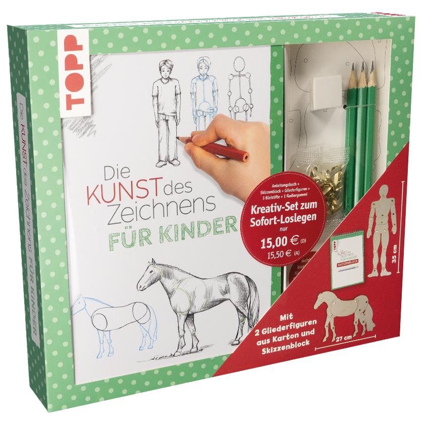 Kreativ-Set Kunst des Zeichnens für Kinder