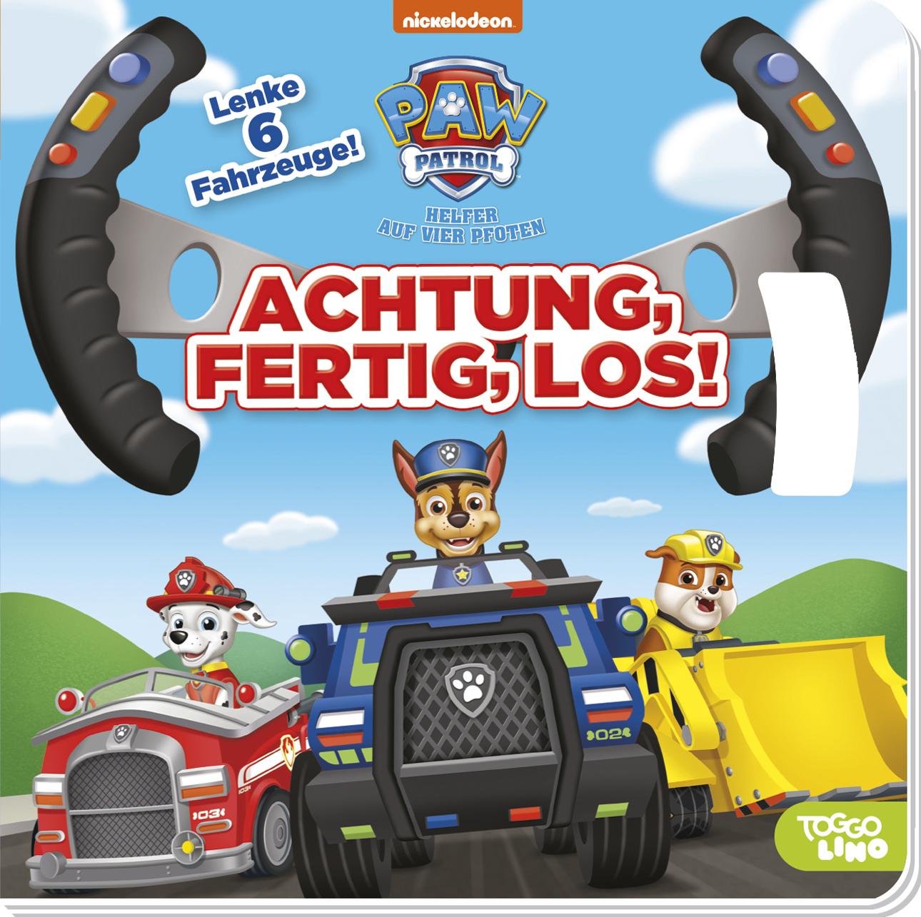 PAW Patrol: Achtung, fertig, los! Lenke 6 Fahrzeuge!