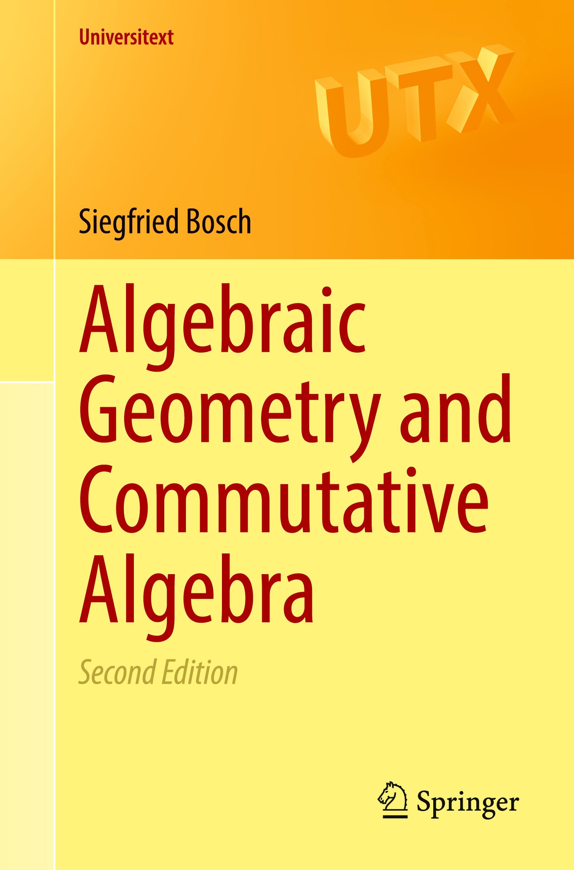 Algebraic Geometry and Commutative Algebra