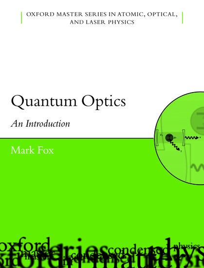 Quantum Optics