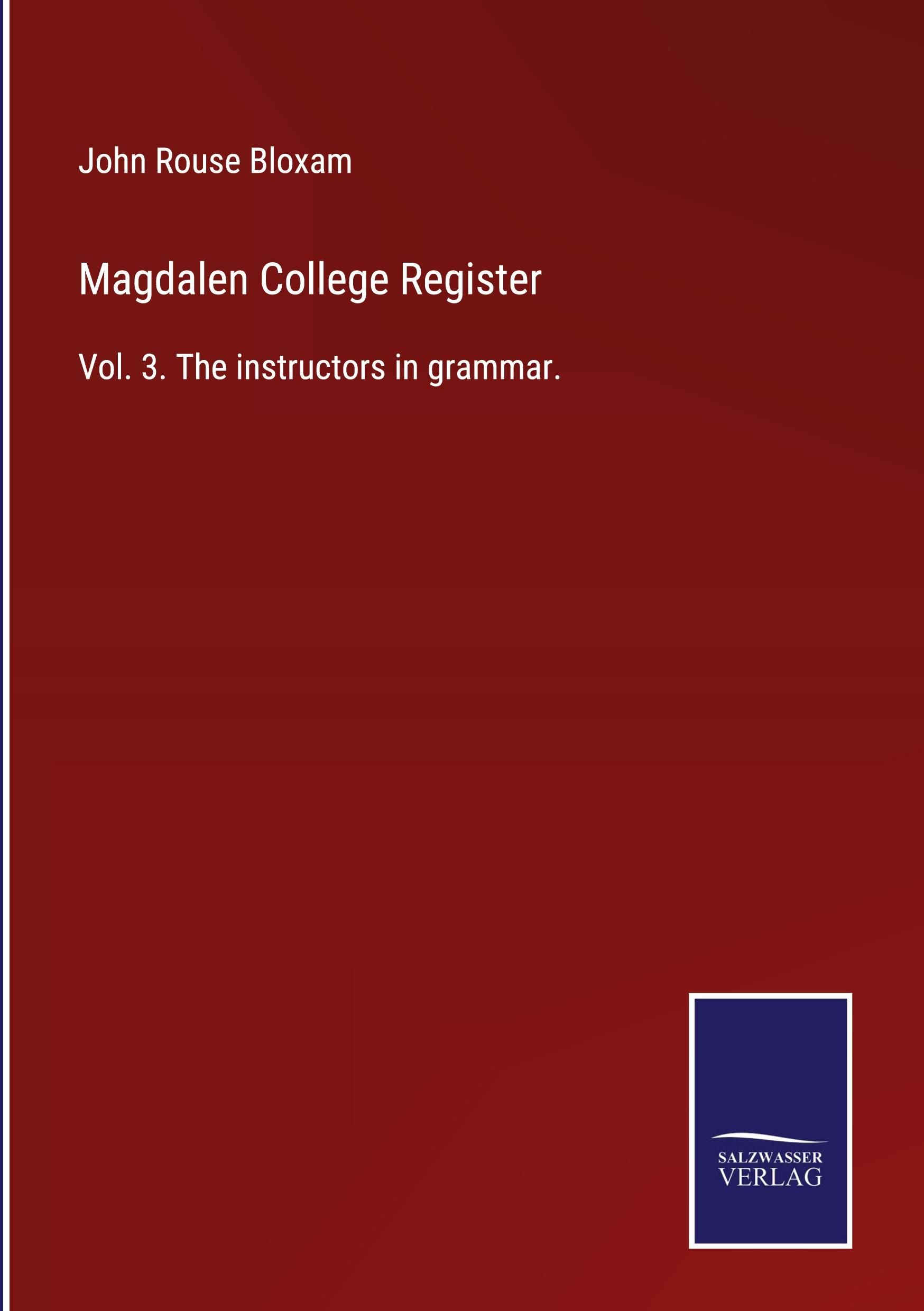 Magdalen College Register