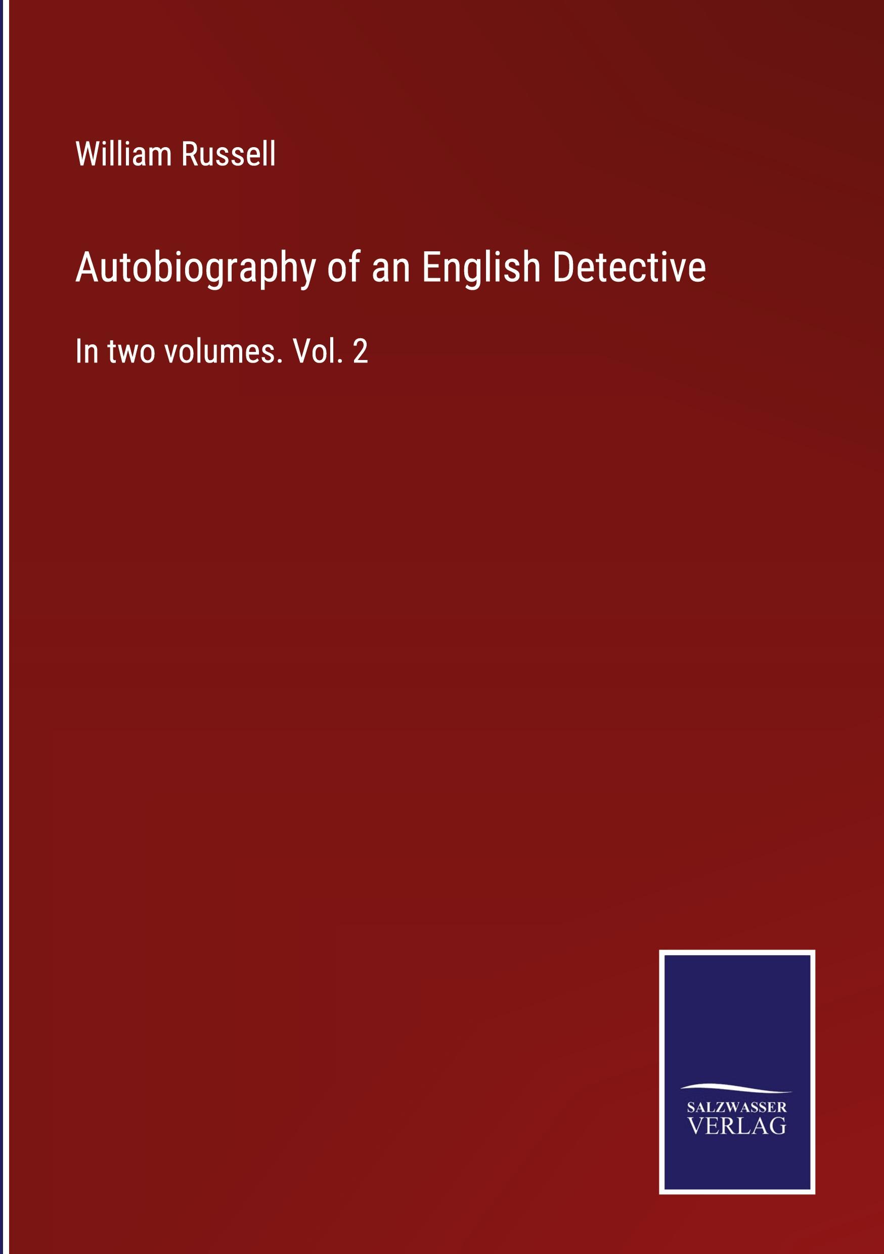 Autobiography of an English Detective